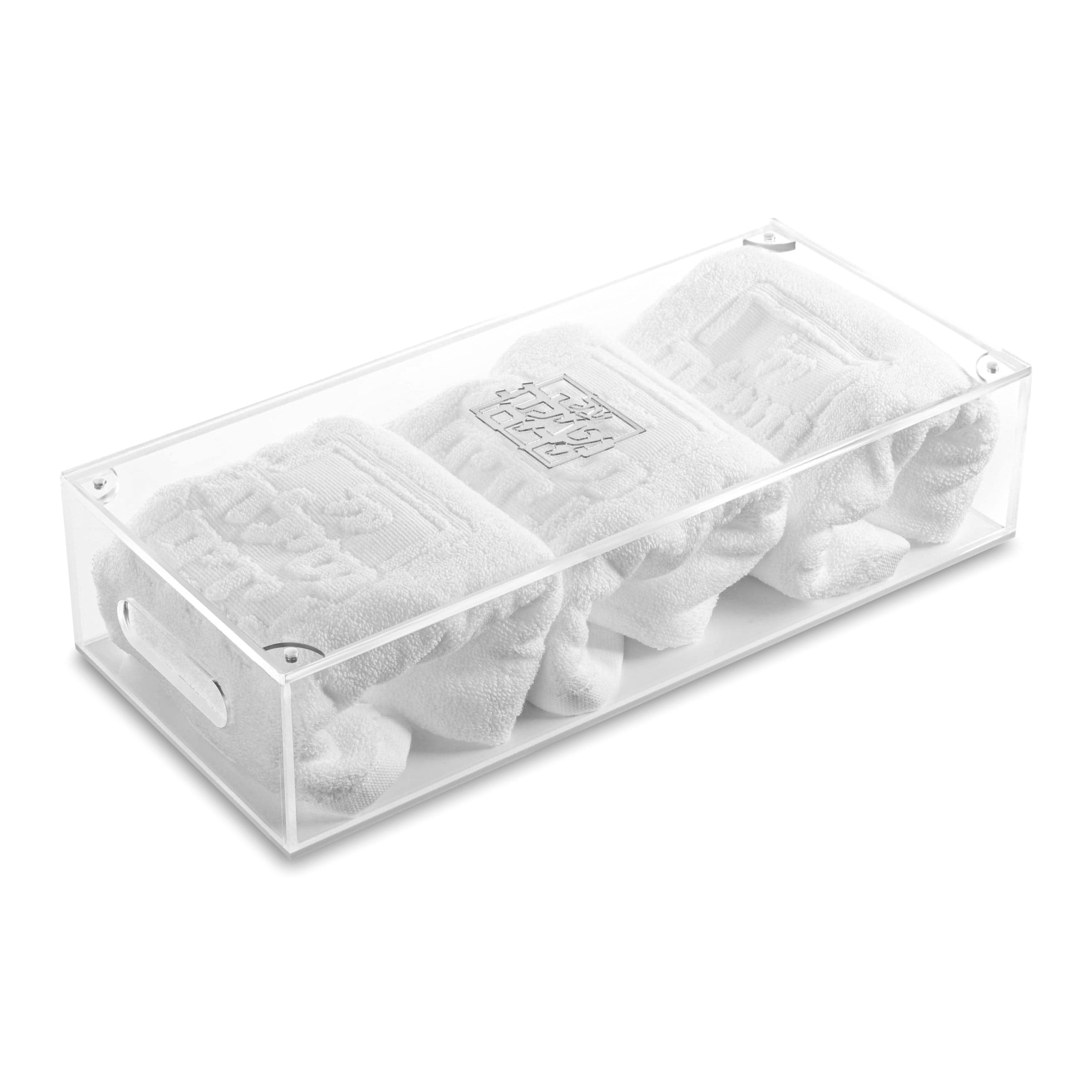 Netilas Yadayim Towel Box with Towels - Waterdale Collection