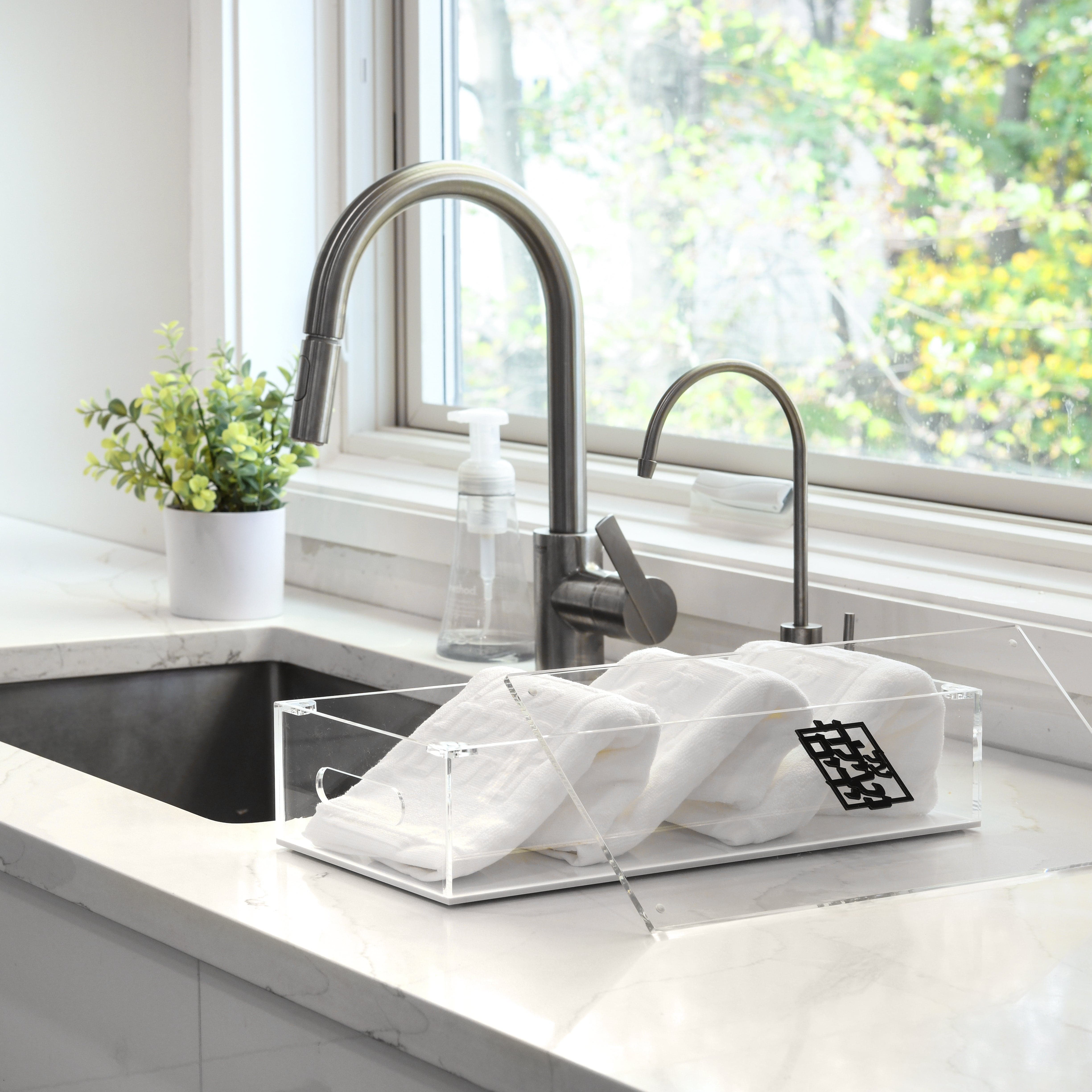 Netilas Yadayim Towel Box with Towels - Waterdale Collection