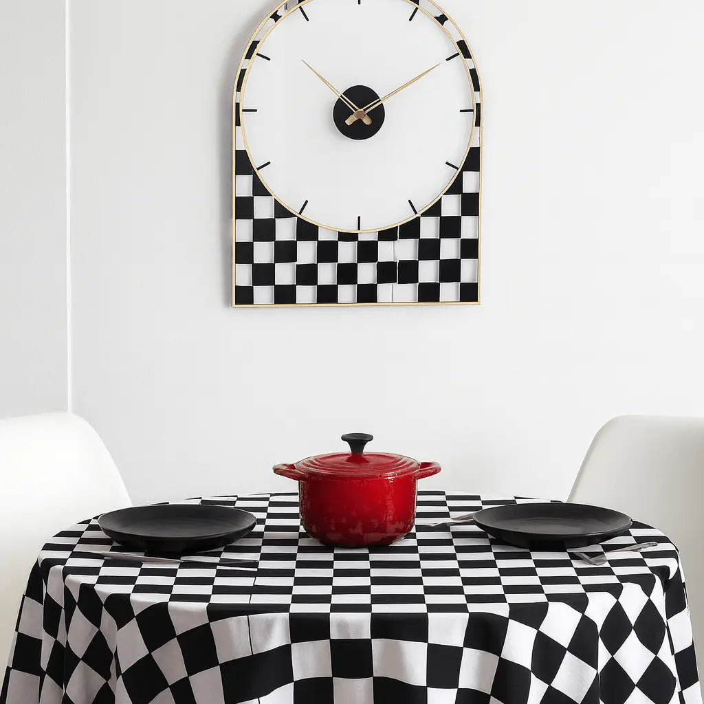 Onyx Collection Lucite Clock Waterdale Collection Wall Art