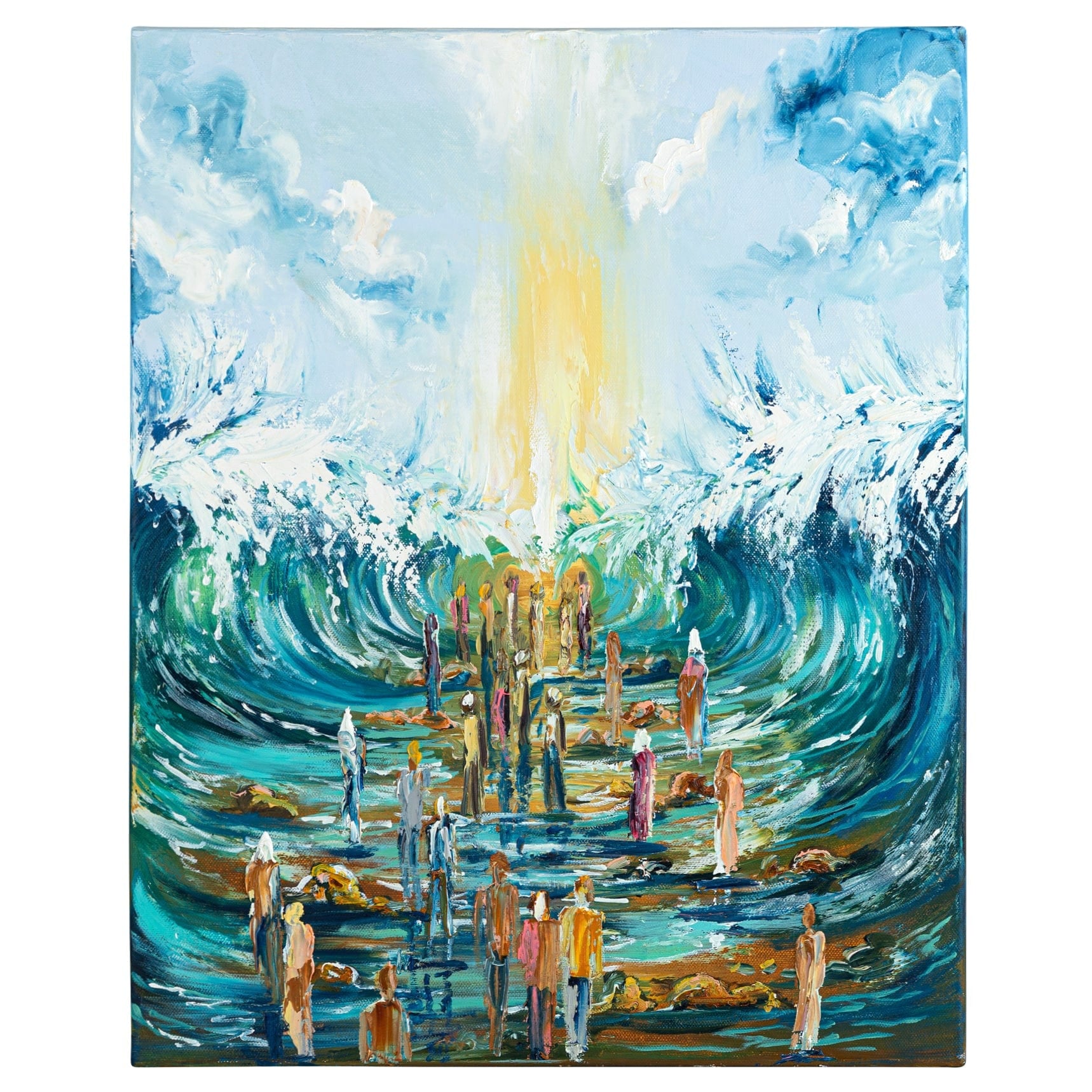 Original Hand Painted Pesach Art - Waterdale Collection