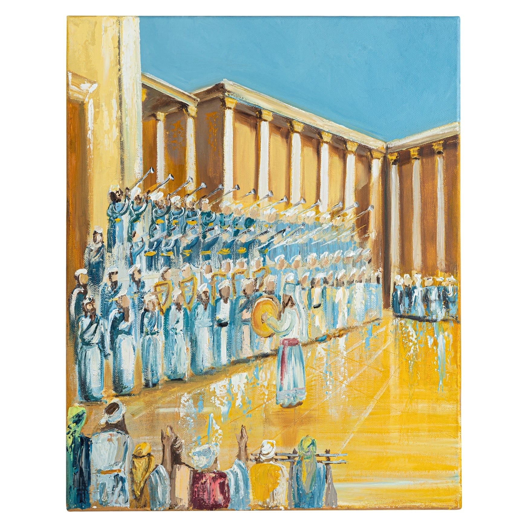 Original Hand Painted Pesach Art - Waterdale Collection