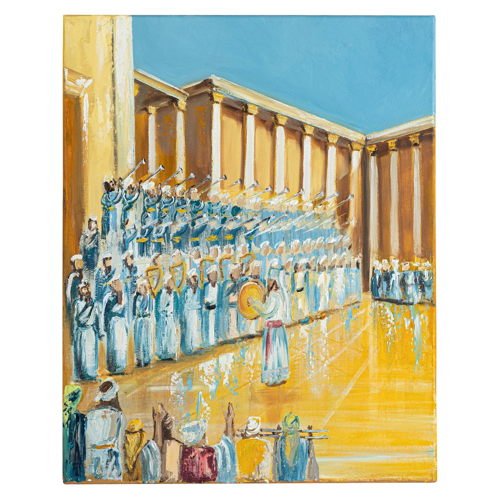 Original Hand Painted Pesach Art - Waterdale Collection