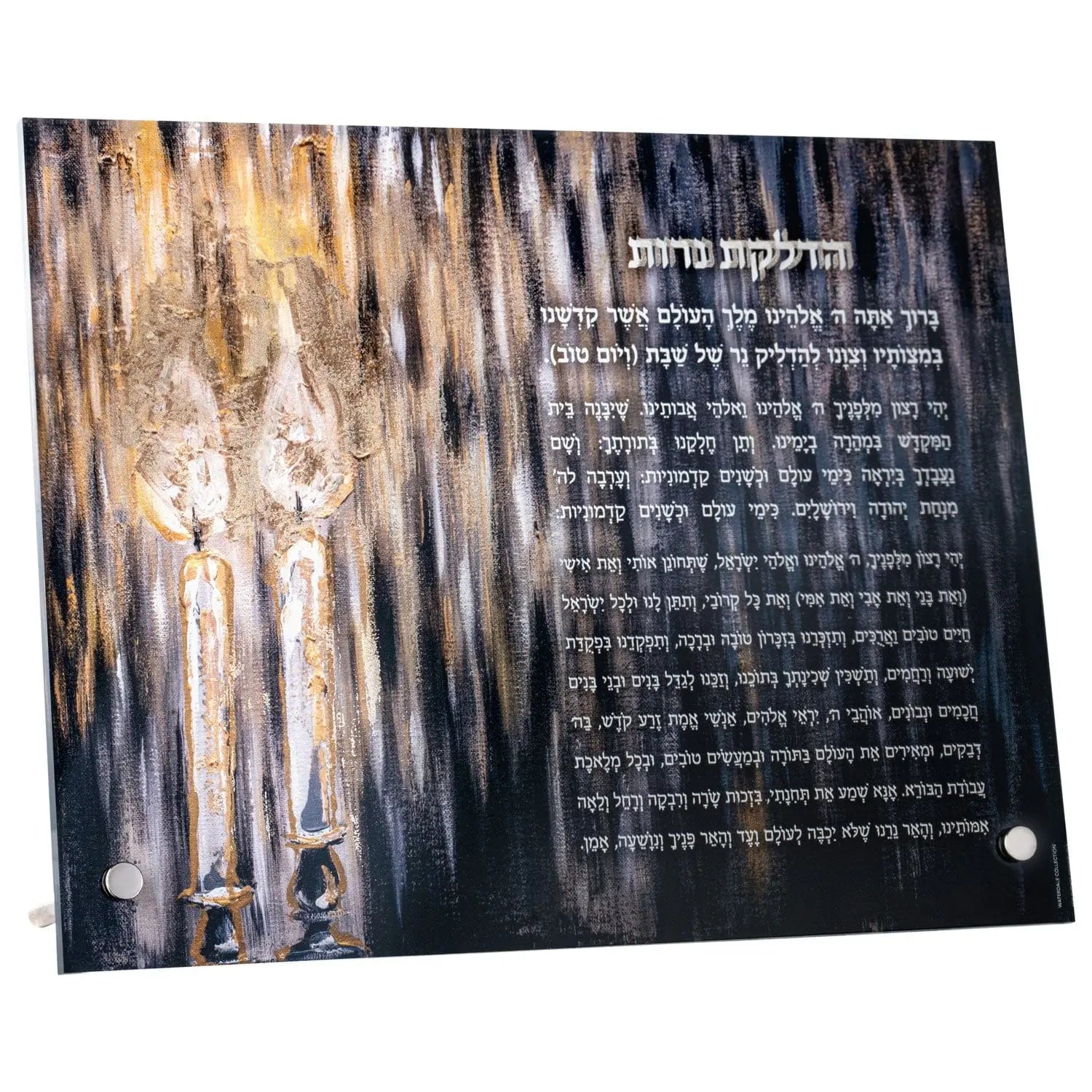 Painted Black Candles Tabletop Hadlokas Neiros - Waterdale Collection