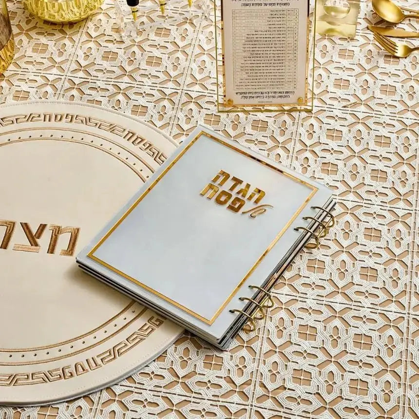 Painted by Batya Lucite Haggadah - Waterdale Collection