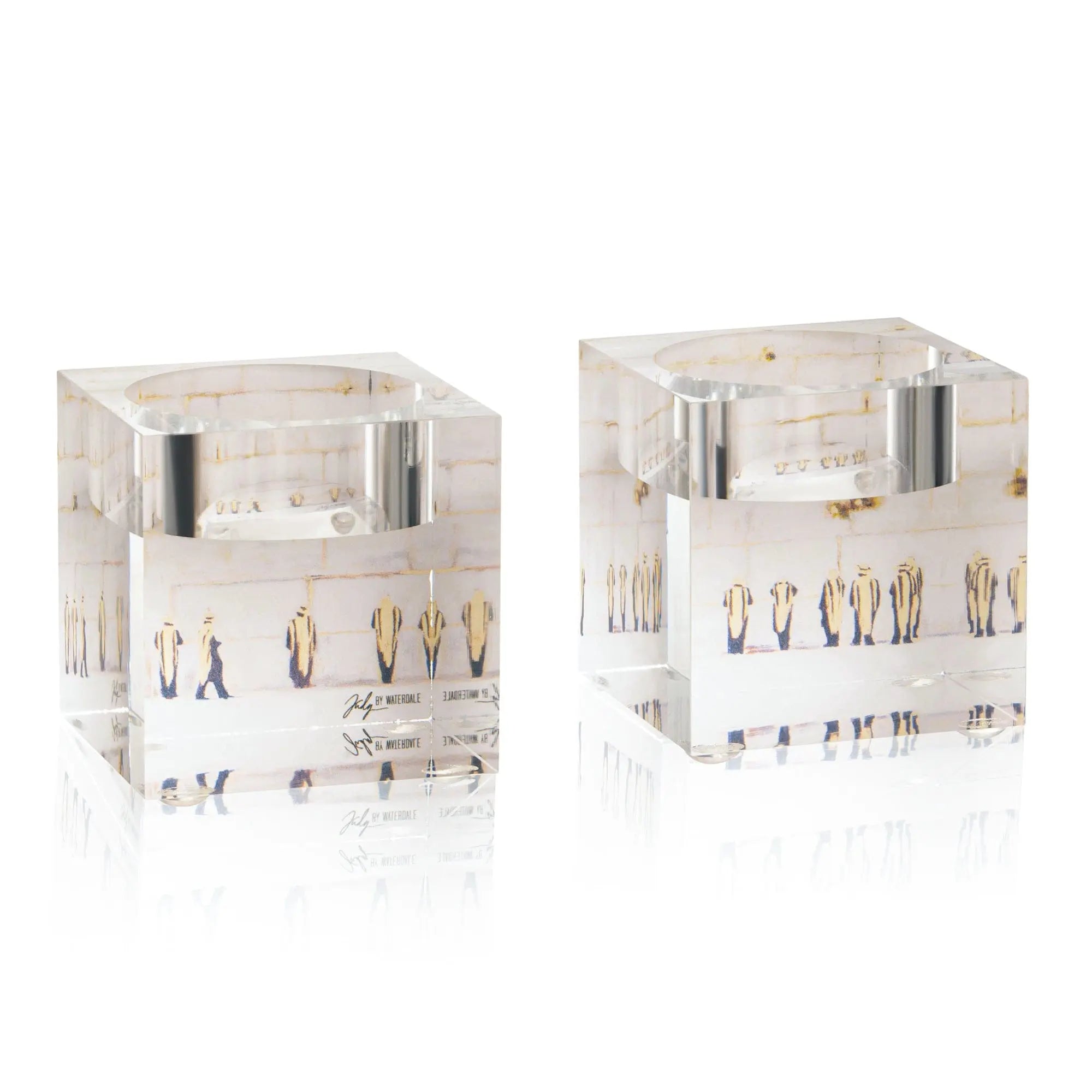 Painted Kosel Tea Light Holders - Waterdale Collection