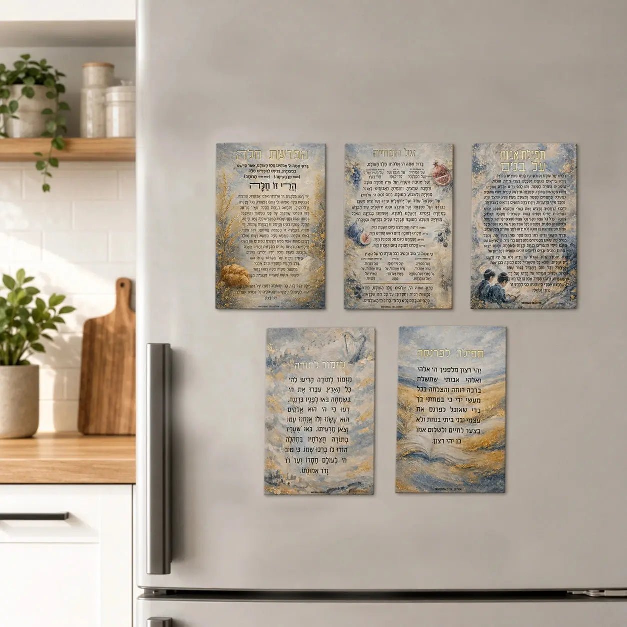 Painted Leather Magnets by Waterdale Collection