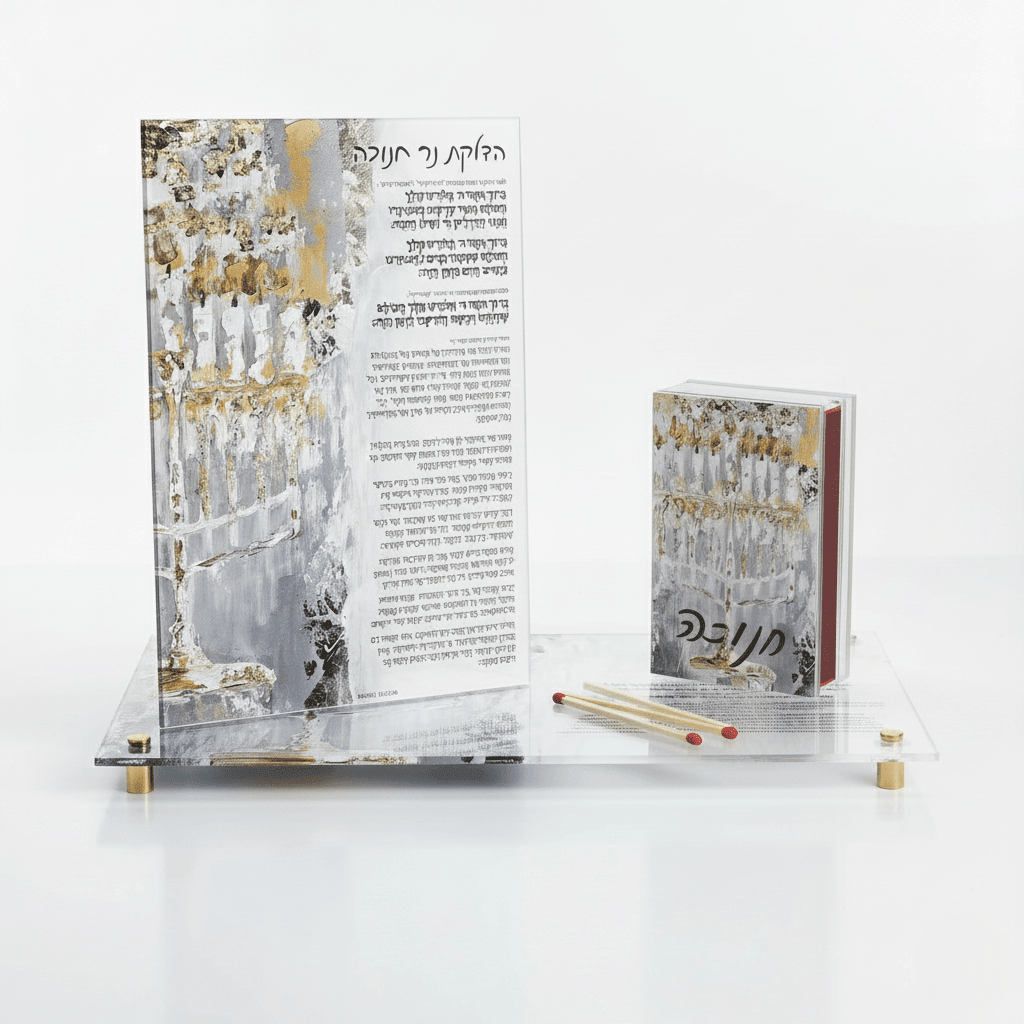 Painted Menorah Chanukah Bundle - Waterdale Collection