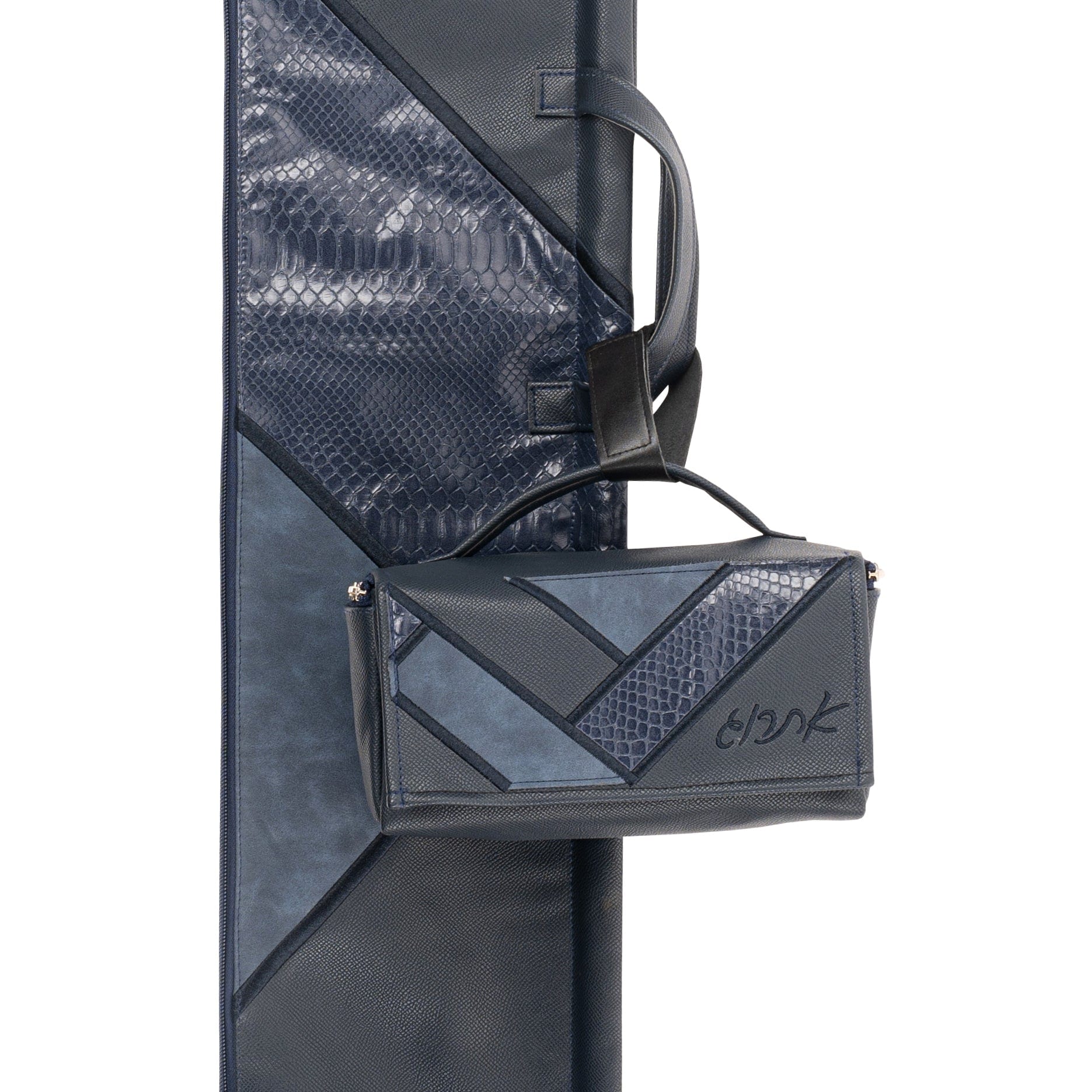 Patchwork 2 Leather Lulav Case - Waterdale Collection