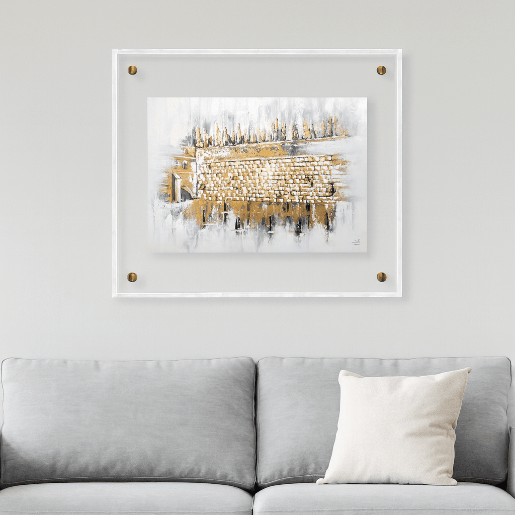 Pearlstone Frame Kosel at Winter Painting - Waterdale Collection
