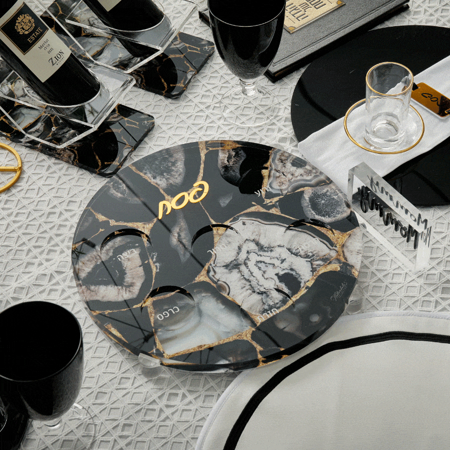 Pesach 2023 Agate Tablescape - Waterdale Collection