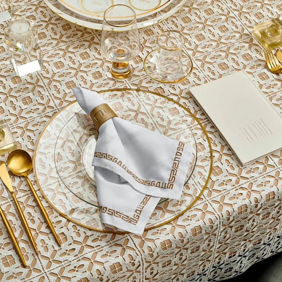 Pesach Leather Napkin Wraps - Waterdale Collection