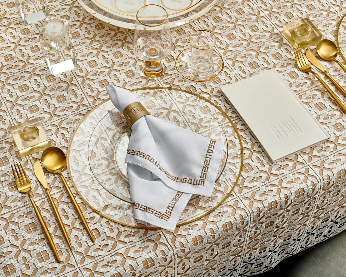 Pesach Leather Napkin Wraps - Waterdale Collection