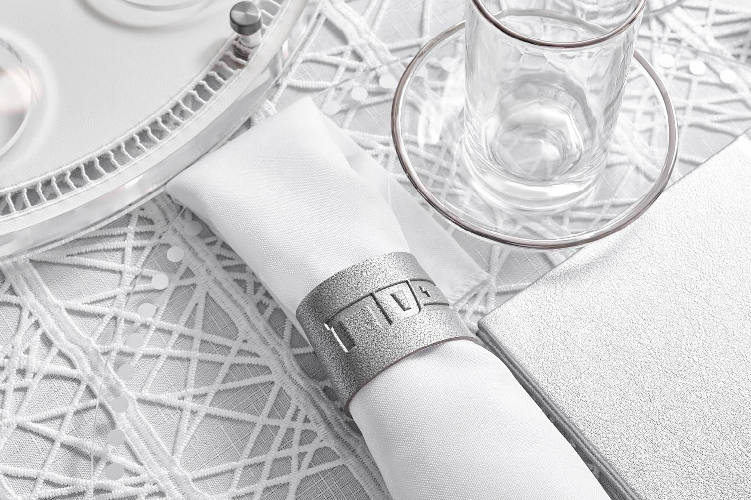 Pesach Leather Napkin Wraps - Waterdale Collection