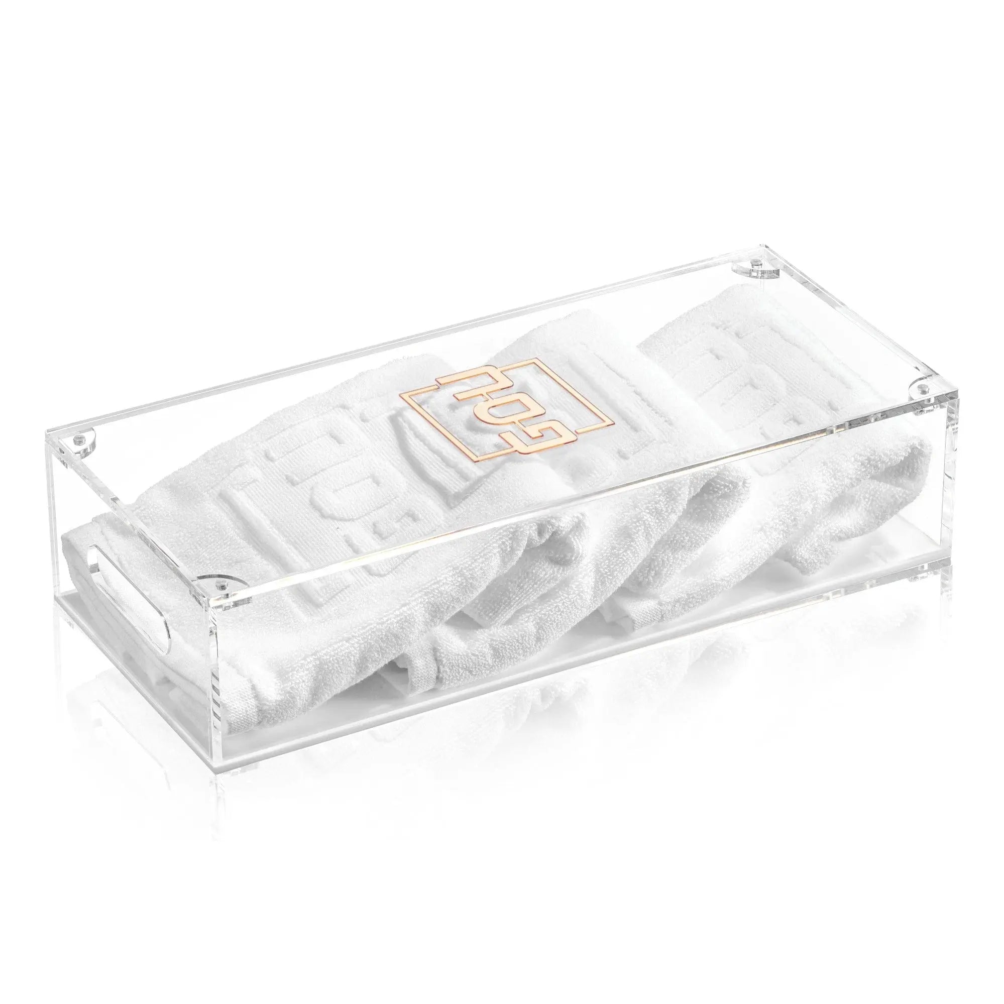 Pesach Towel Box with Towels - Waterdale Collection