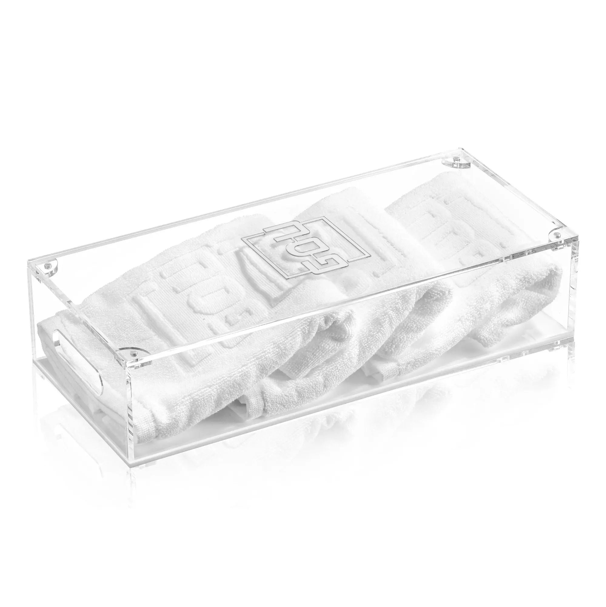 Pesach Towel Box with Towels - Waterdale Collection