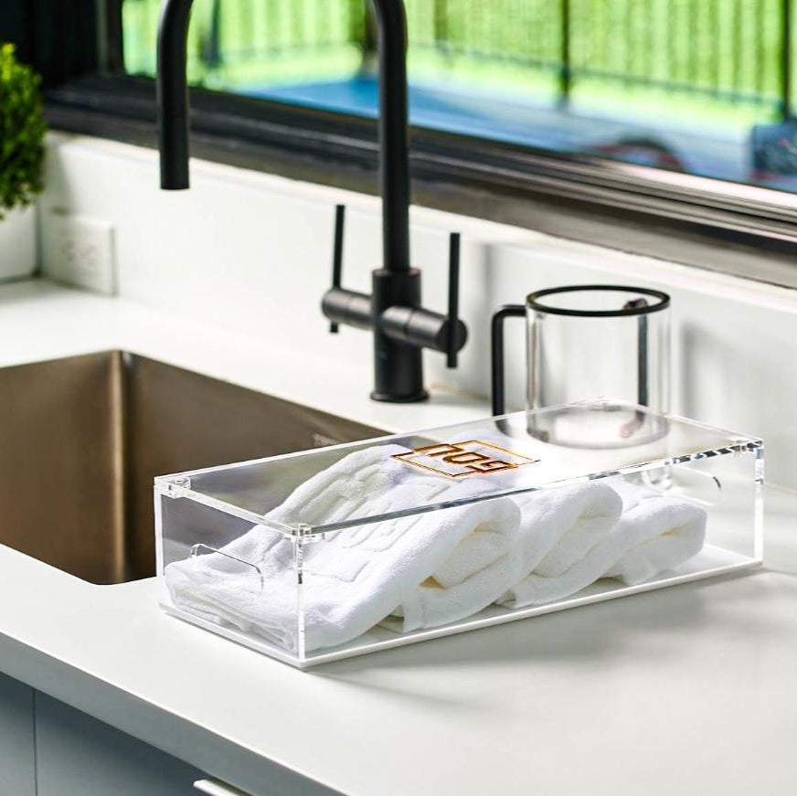 Pesach Towel Box with Towels - Waterdale Collection