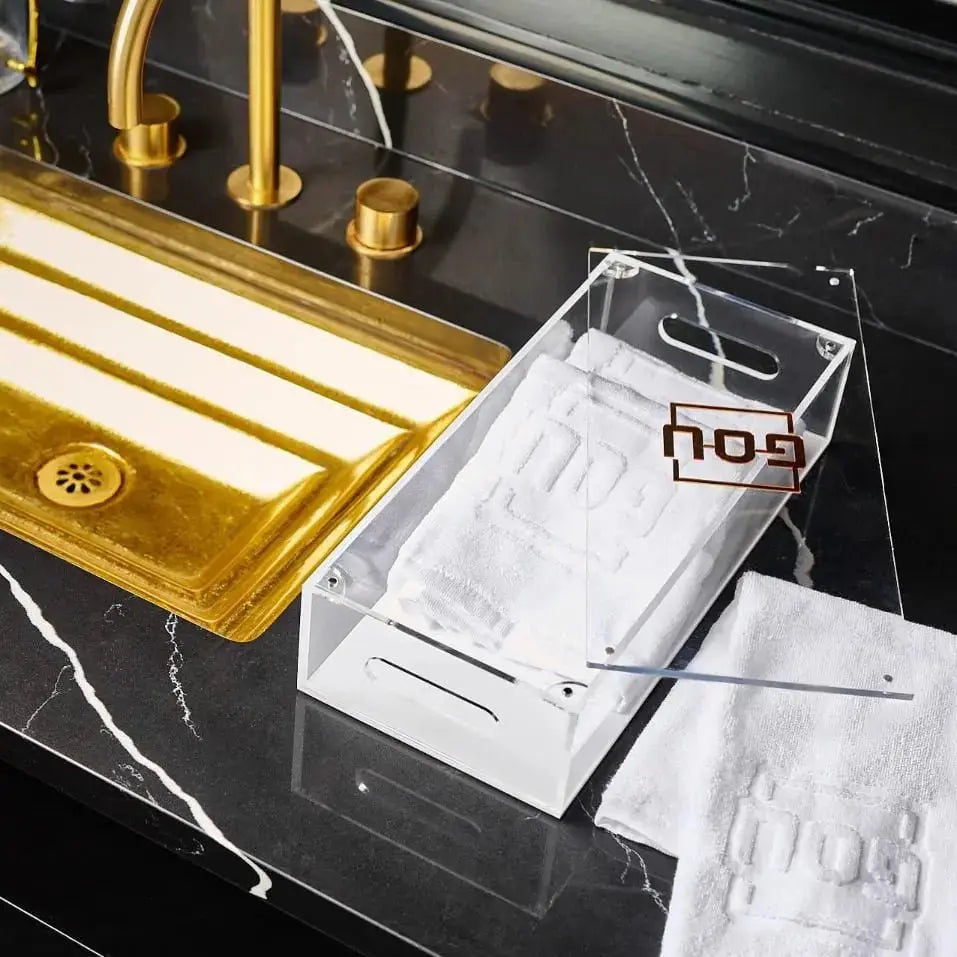 Pesach Towel Box with Towels - Waterdale Collection