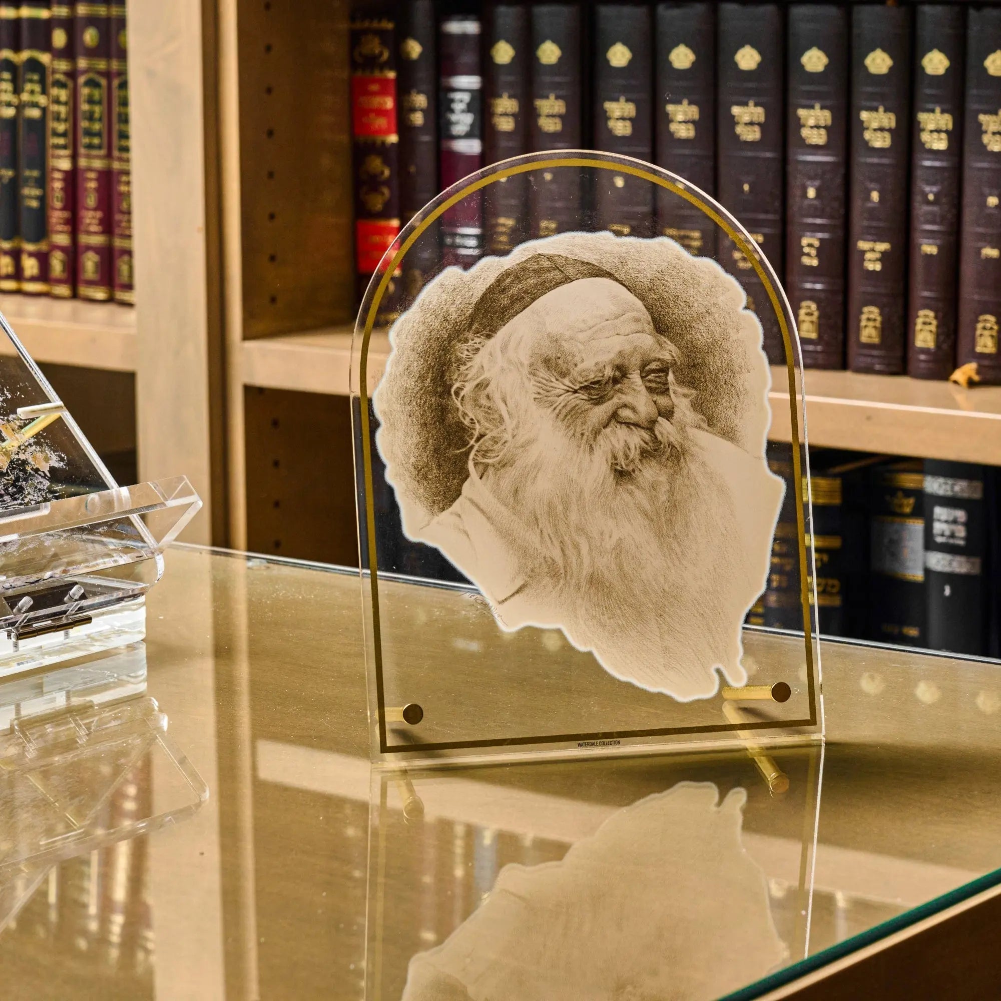 Rav Chaim Kanievsky Tabletop Gadol Sketch - Waterdale Collection