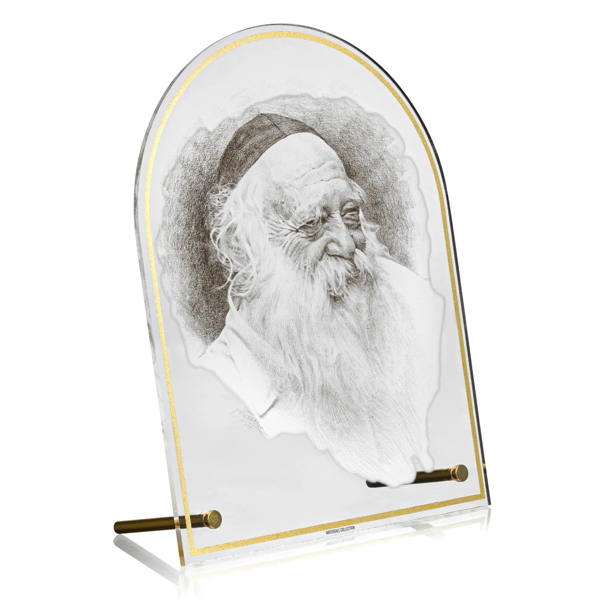 Rav Chaim Kanievsky Tabletop Gadol Sketch - Waterdale Collection
