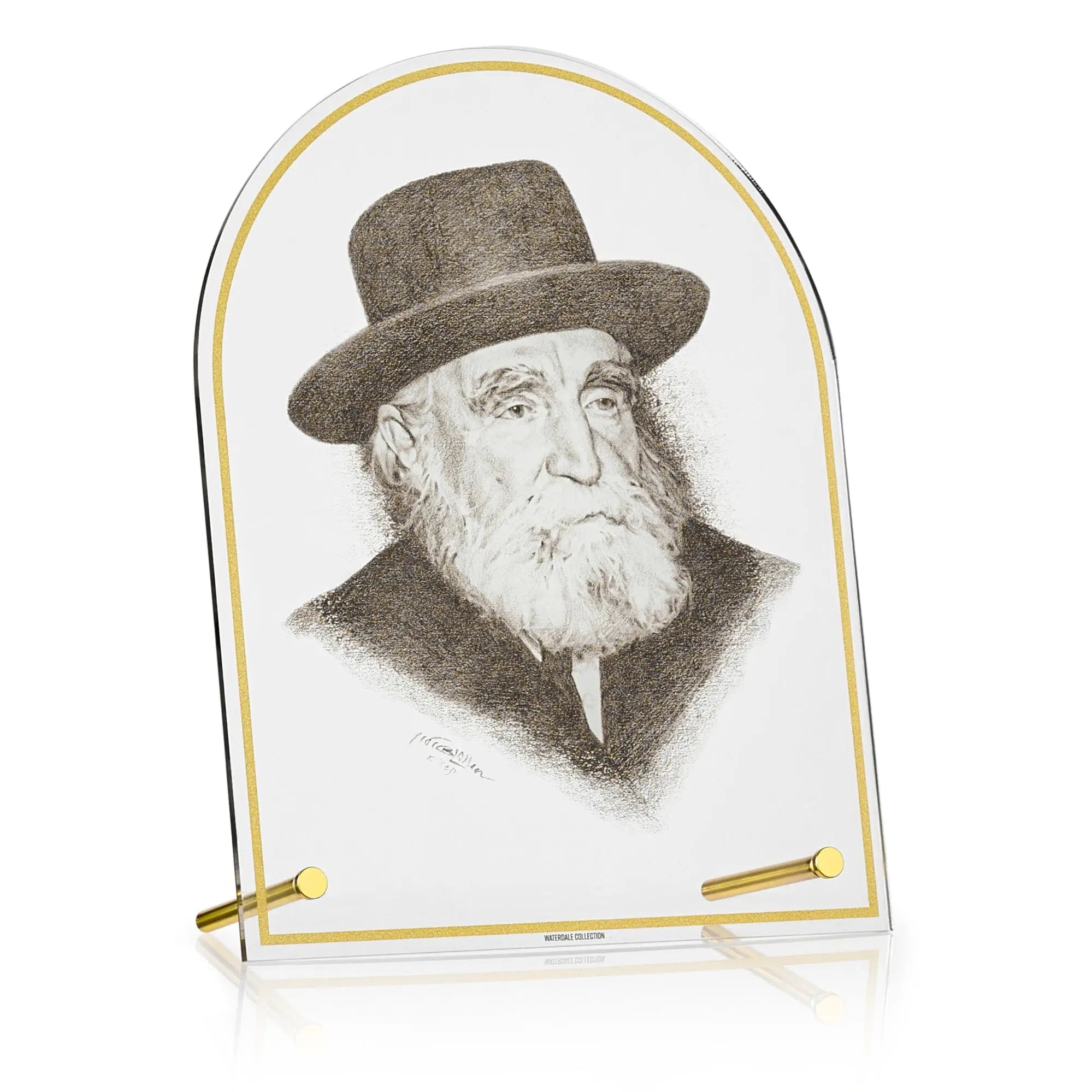 Rav Moishe Feinstein Tabletop Gadol Sketch - Waterdale Collection