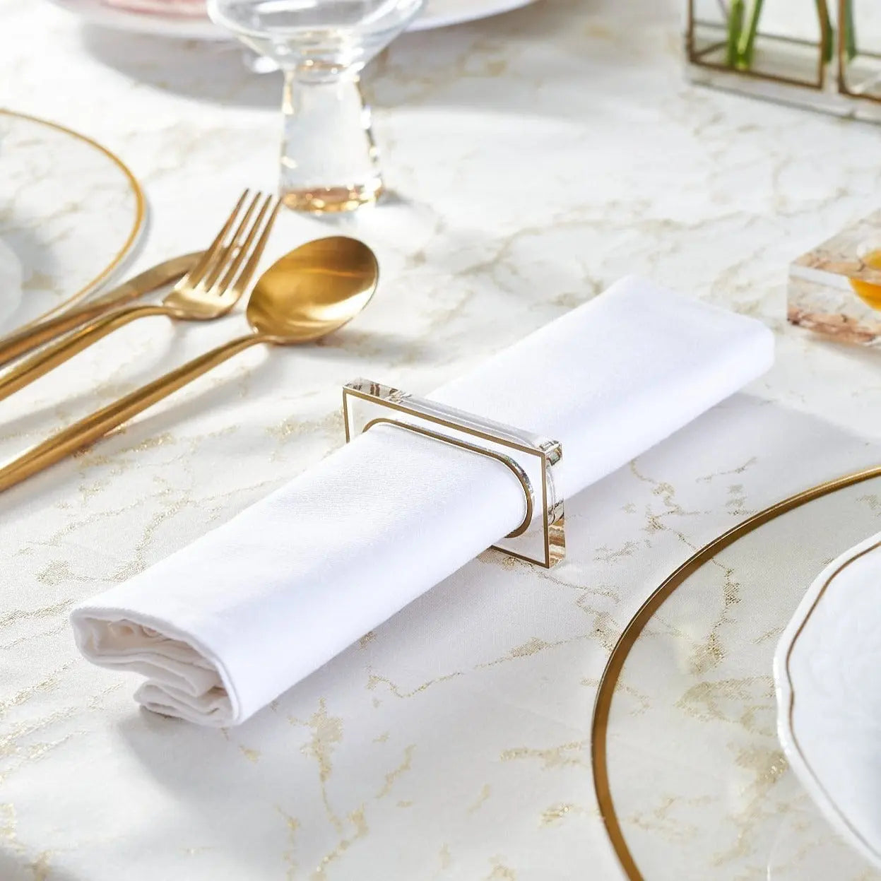 Rectangle Napkin Rings - Waterdale Collection