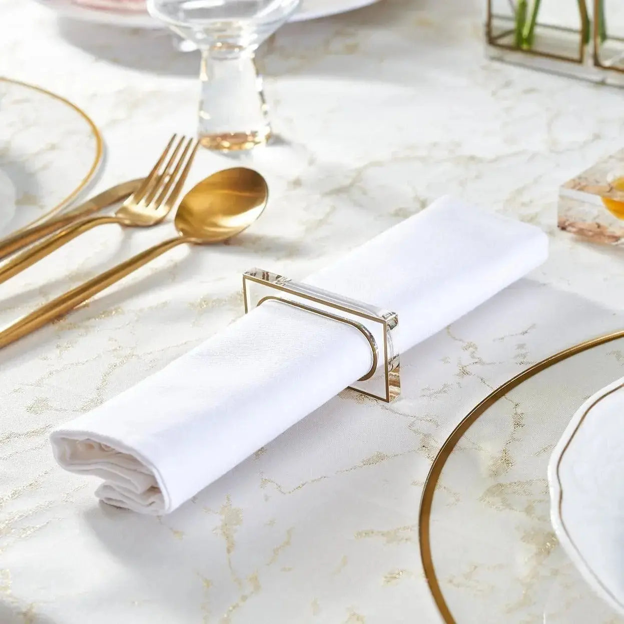 Rectangle Napkin Rings - Waterdale Collection