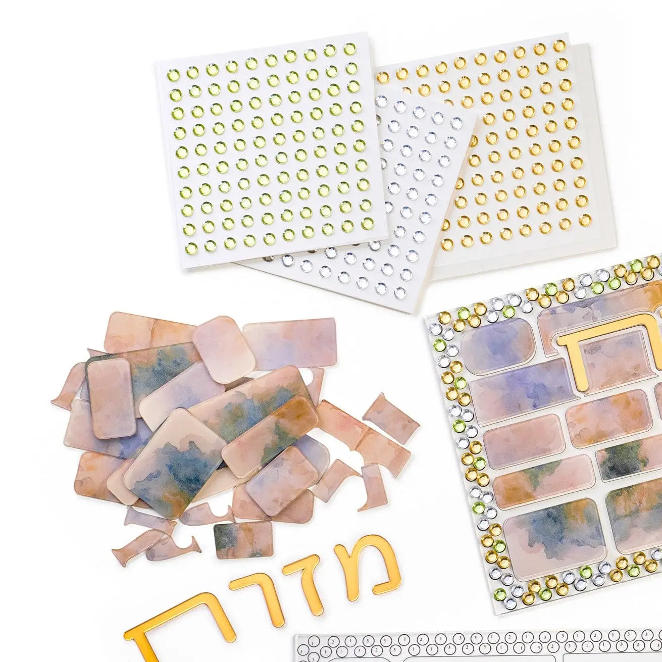 Replacement pieces for Mosaic Mizrach Wall Decoration - Waterdale Collection