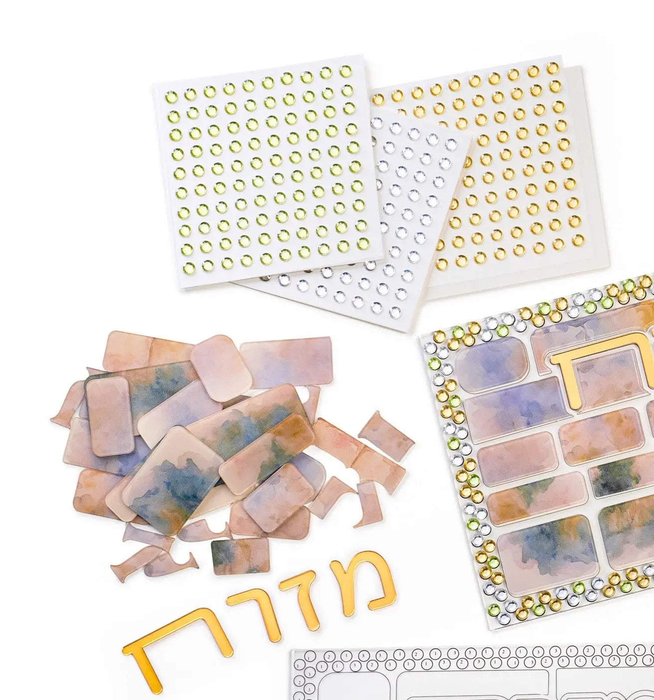 Replacement pieces for Mosaic Mizrach Wall Decoration - Waterdale Collection