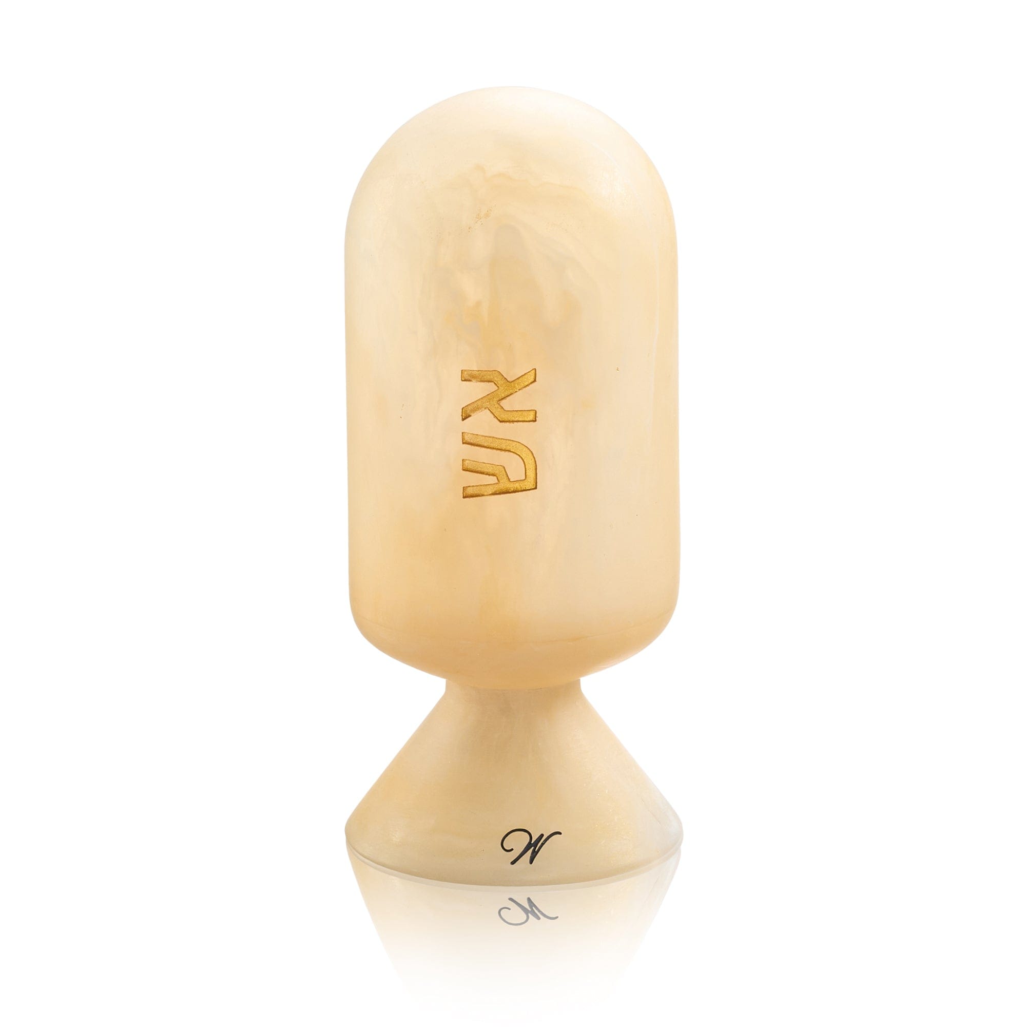 Beige marble-style resin match holder – Waterdale Collection