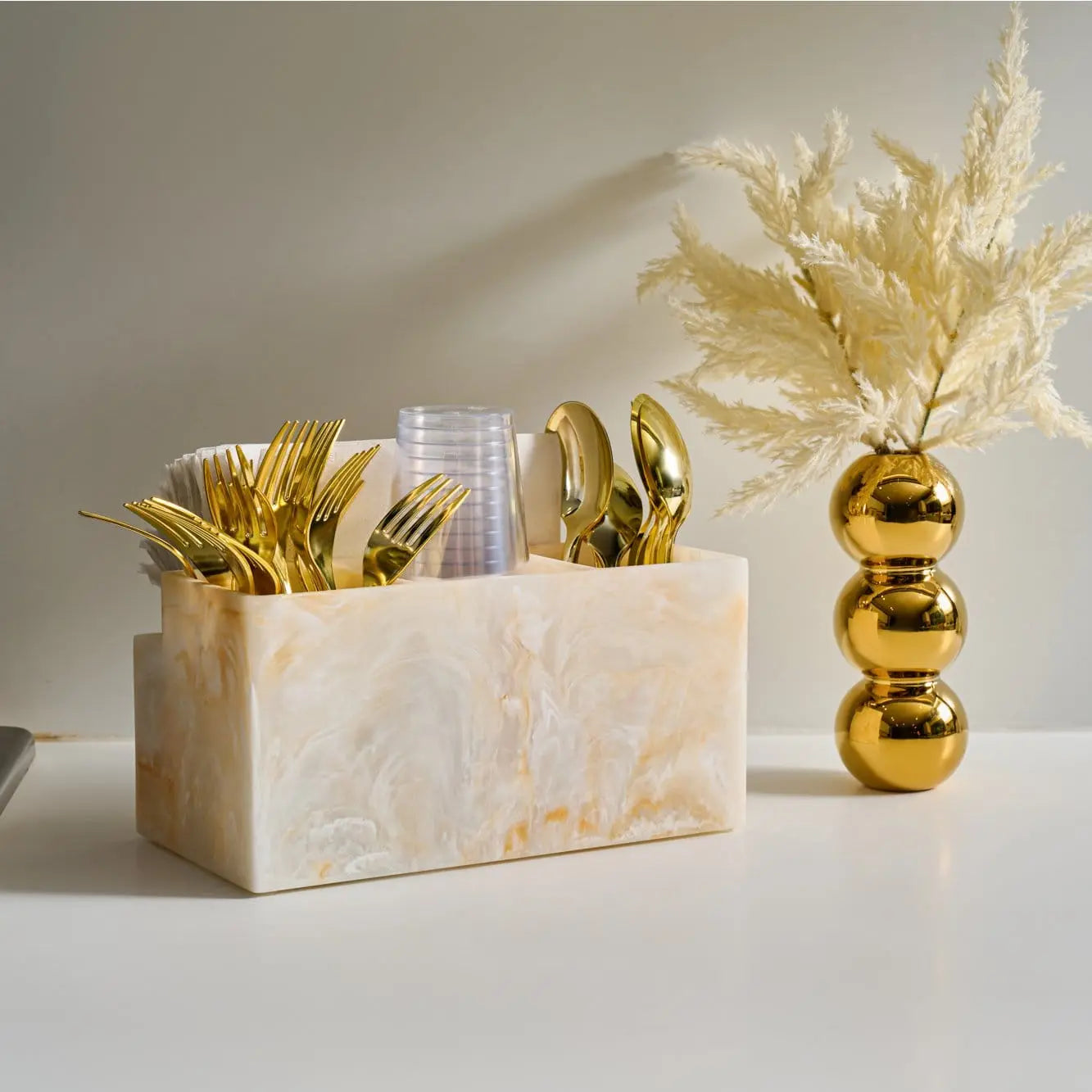 Resin Silverware Caddy - Waterdale Collection