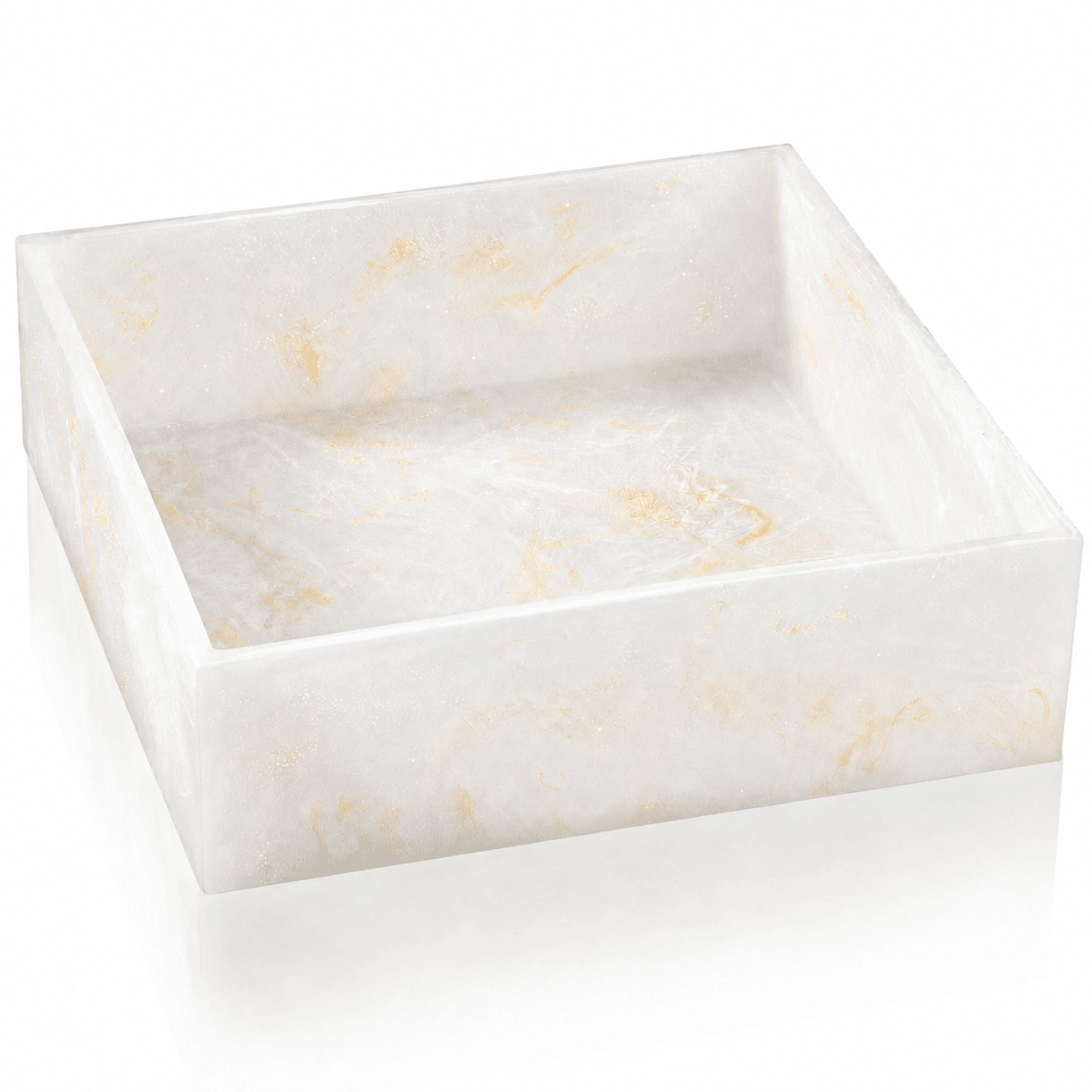 Resin Square Salad Bowl - Waterdale Collection