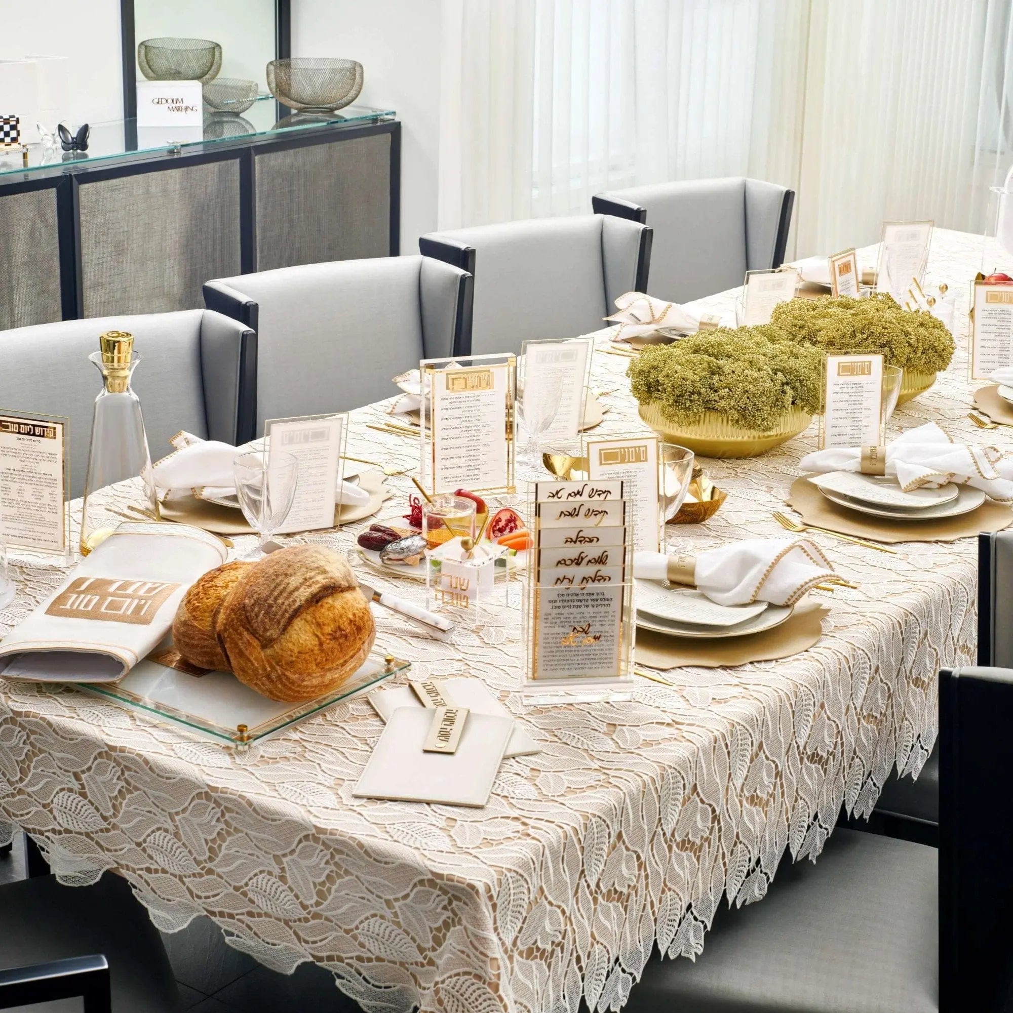 Rosh Hashanah 2024 Classic 2.0 Tablescape - Waterdale Collection