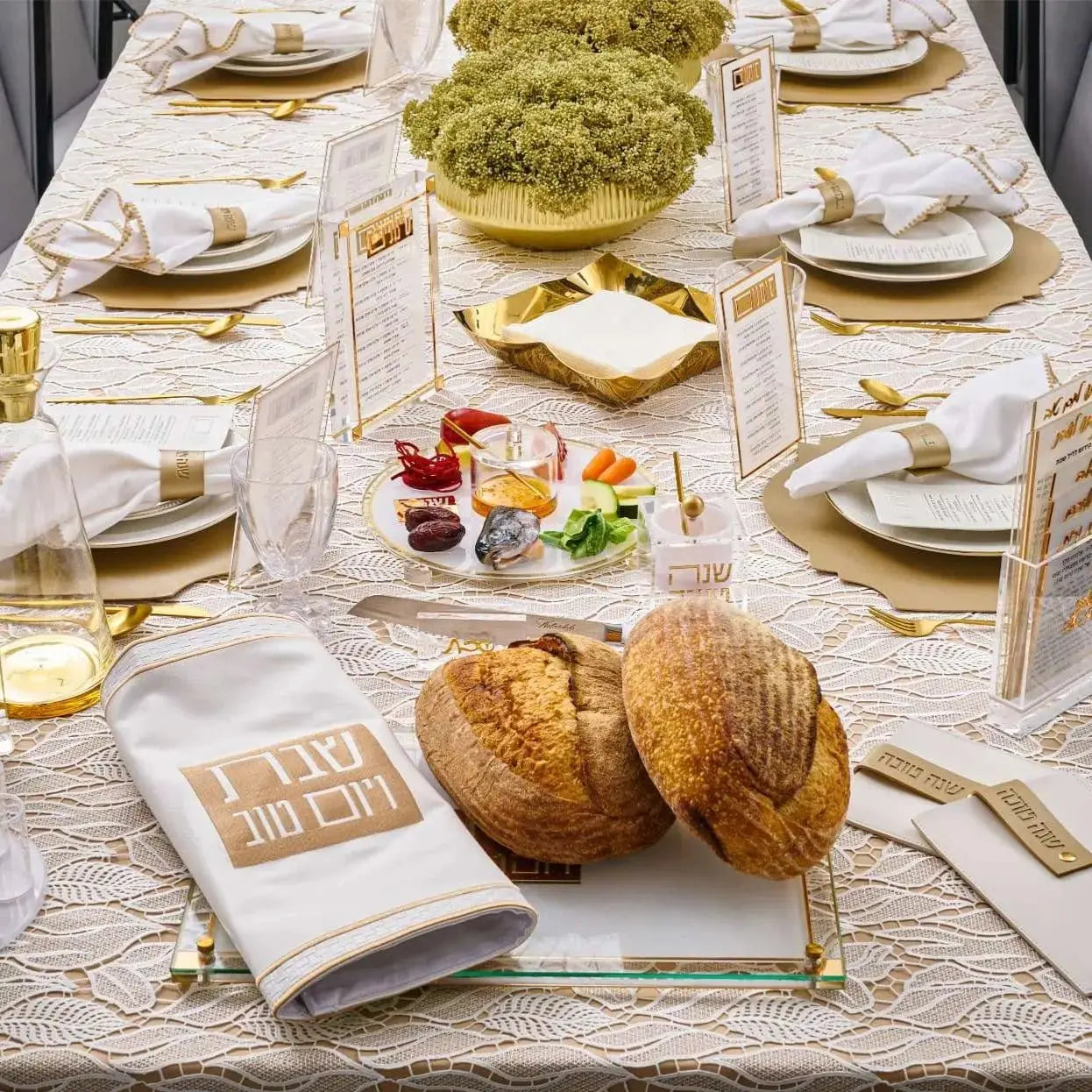 Rosh Hashanah 2024 Classic 2.0 Tablescape - Waterdale Collection