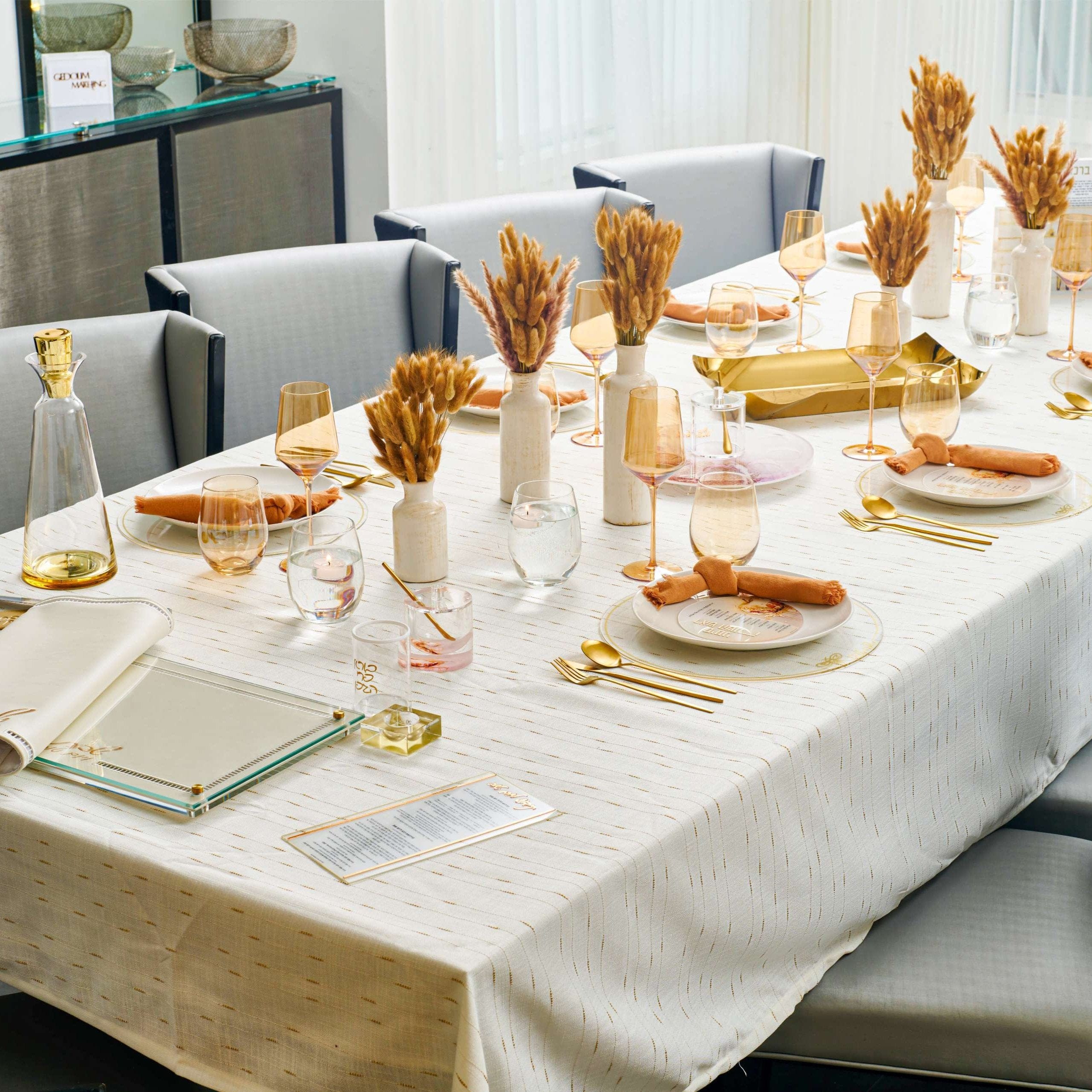 Rosh Hashanah 2024 Rustic Tablescape - Waterdale Collection