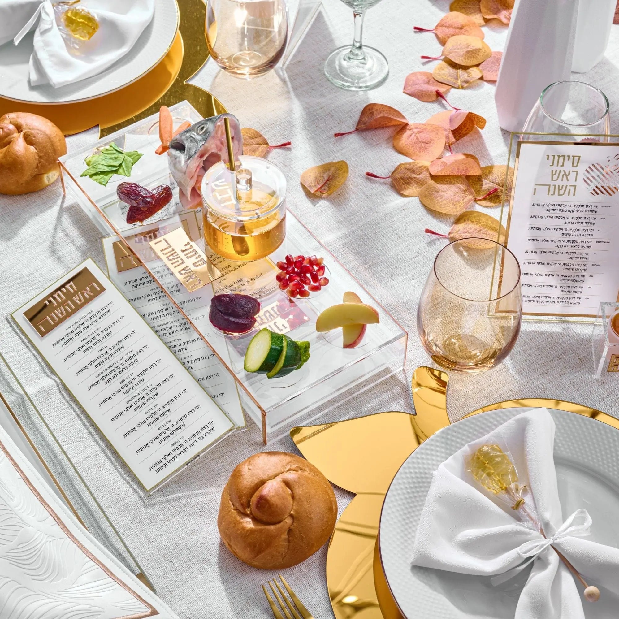 Rosh Hashanah 2025 Classic 2.0 Tablescape - Waterdale Collection