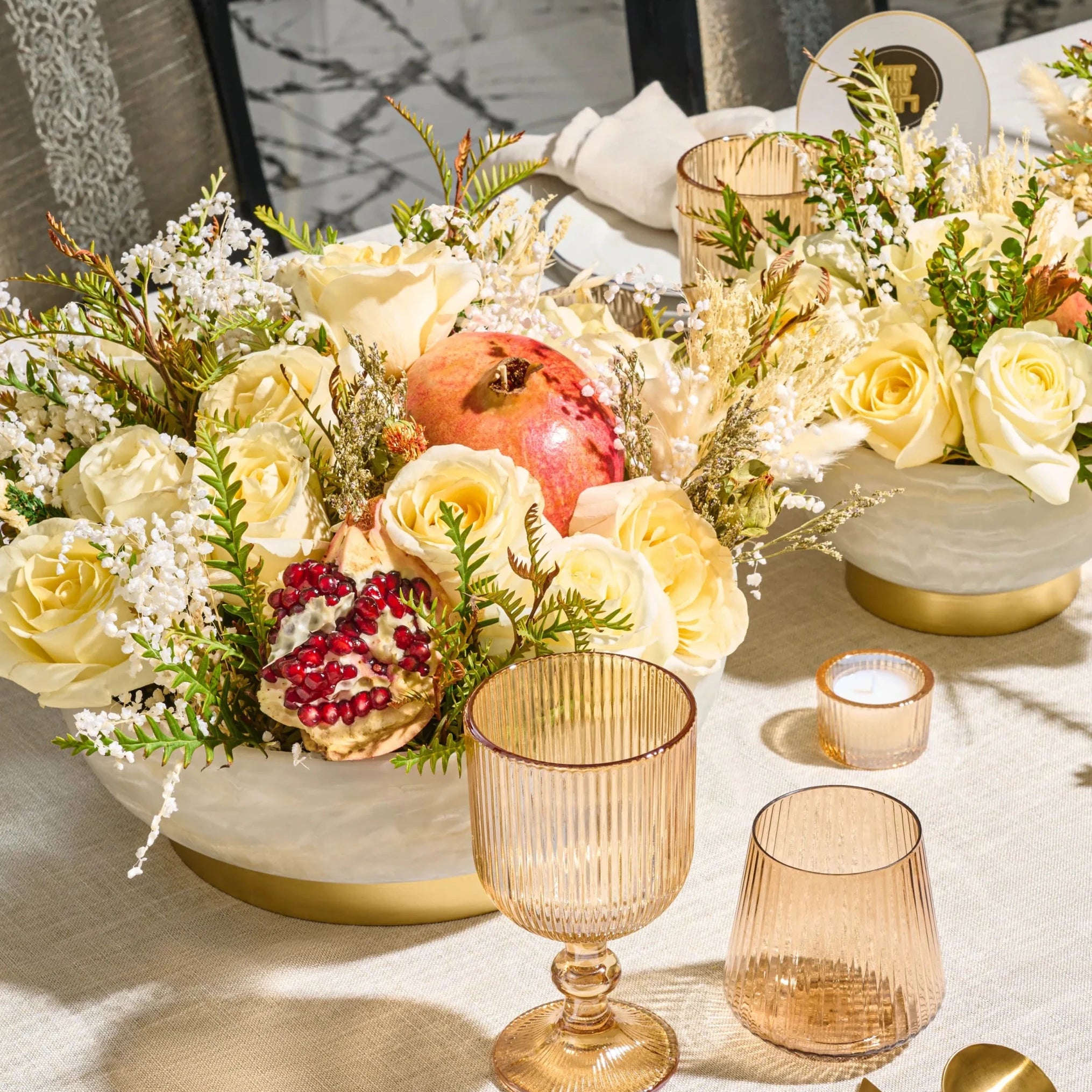 decorative resin bowl for luxury table decor