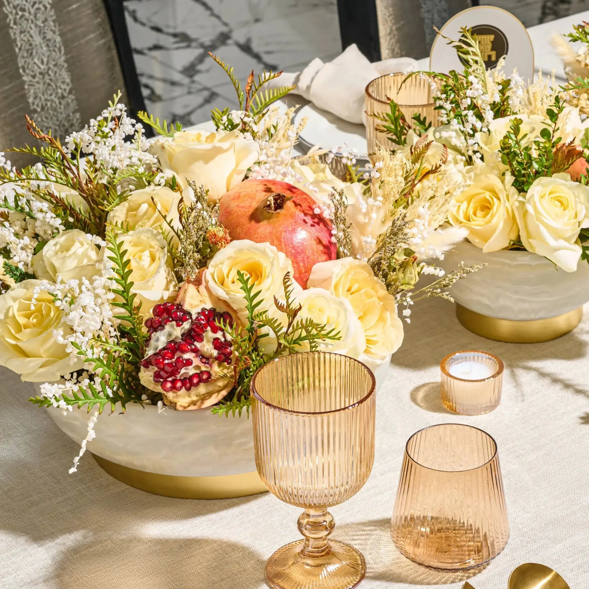 decorative resin bowl for luxury table decor