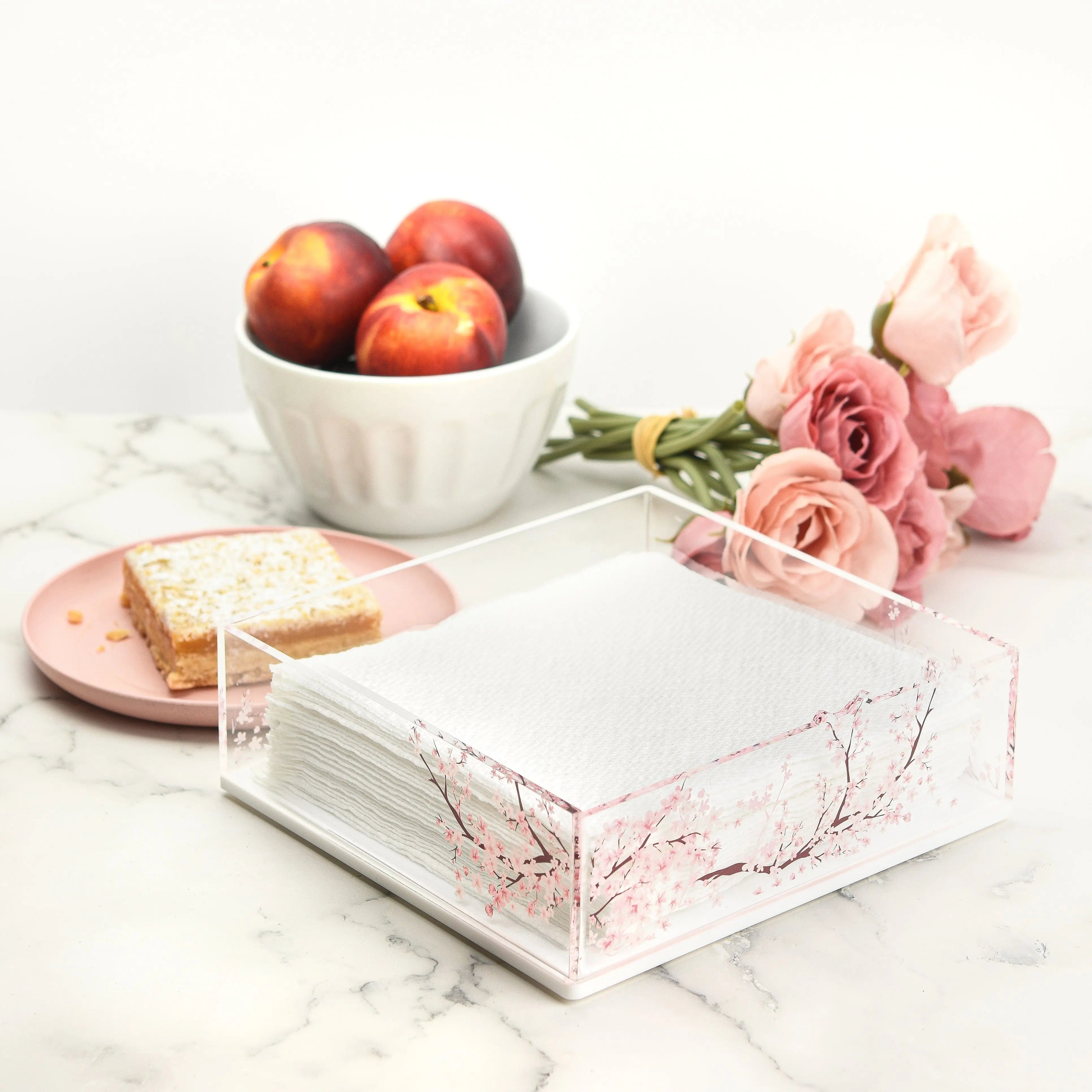 Shavuos Cherry Blossom 2025 Tablescape Waterdale Collection Tablescape