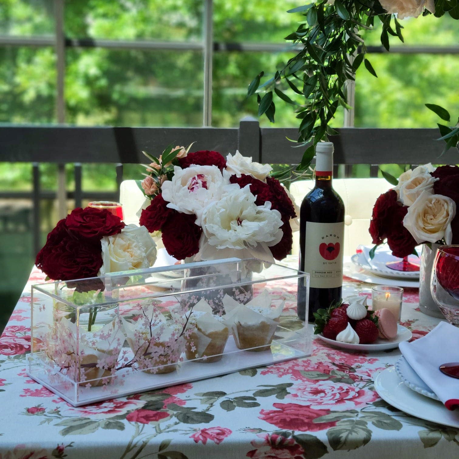 Shavuos Cherry Blossom 2025 Tablescape