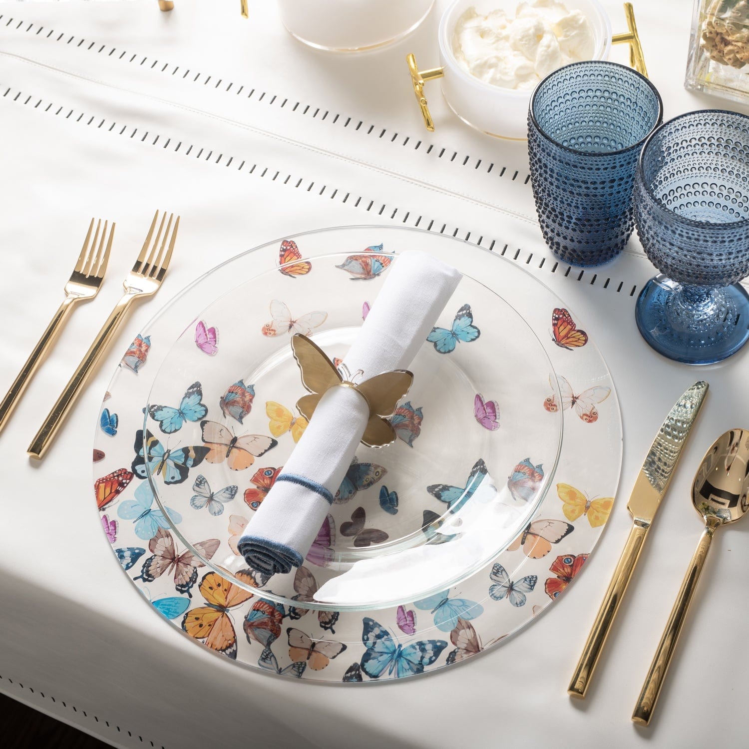 Shavuos Tablescape - Waterdale Collection