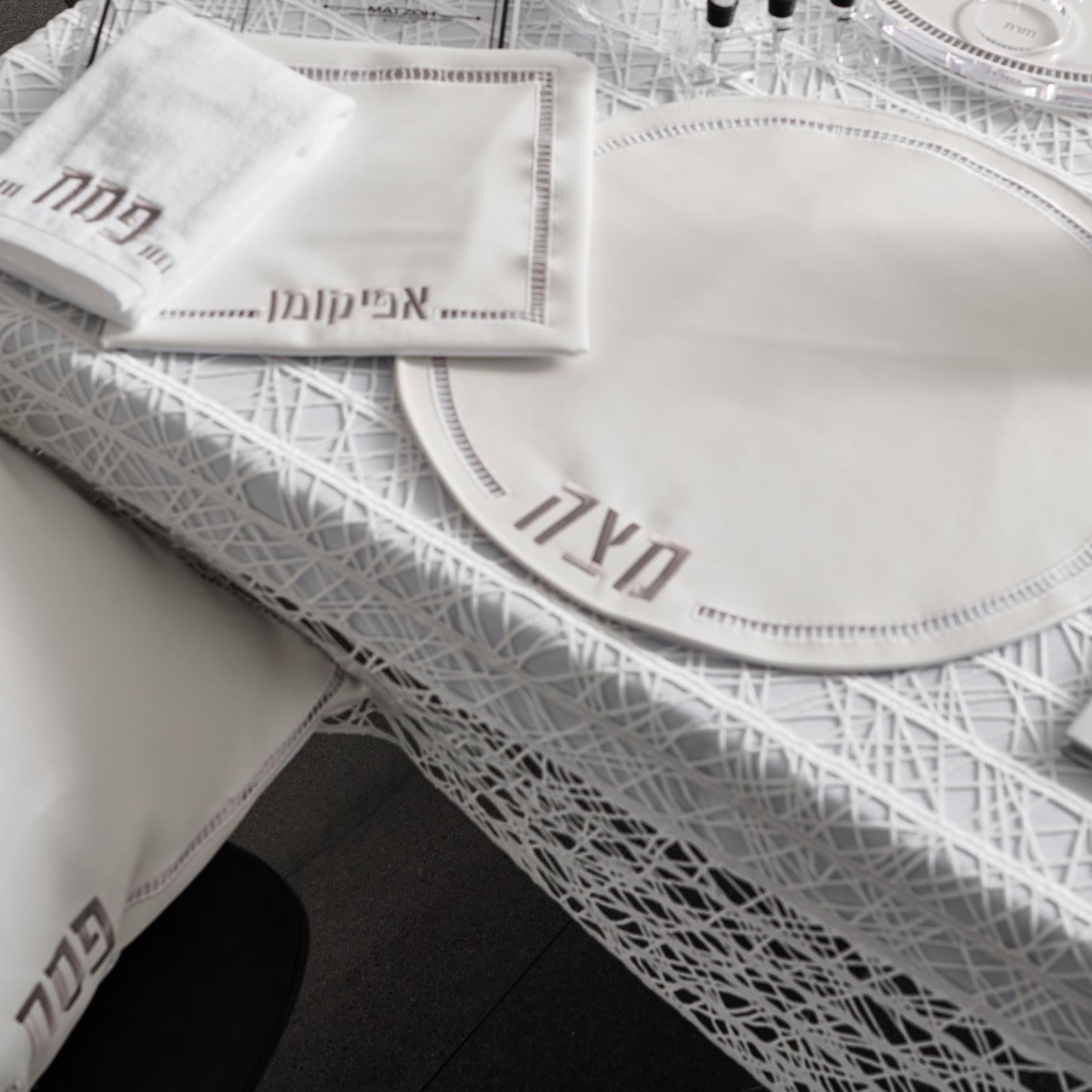 Silver Pesach 2024 Tablescape - Waterdale Collection