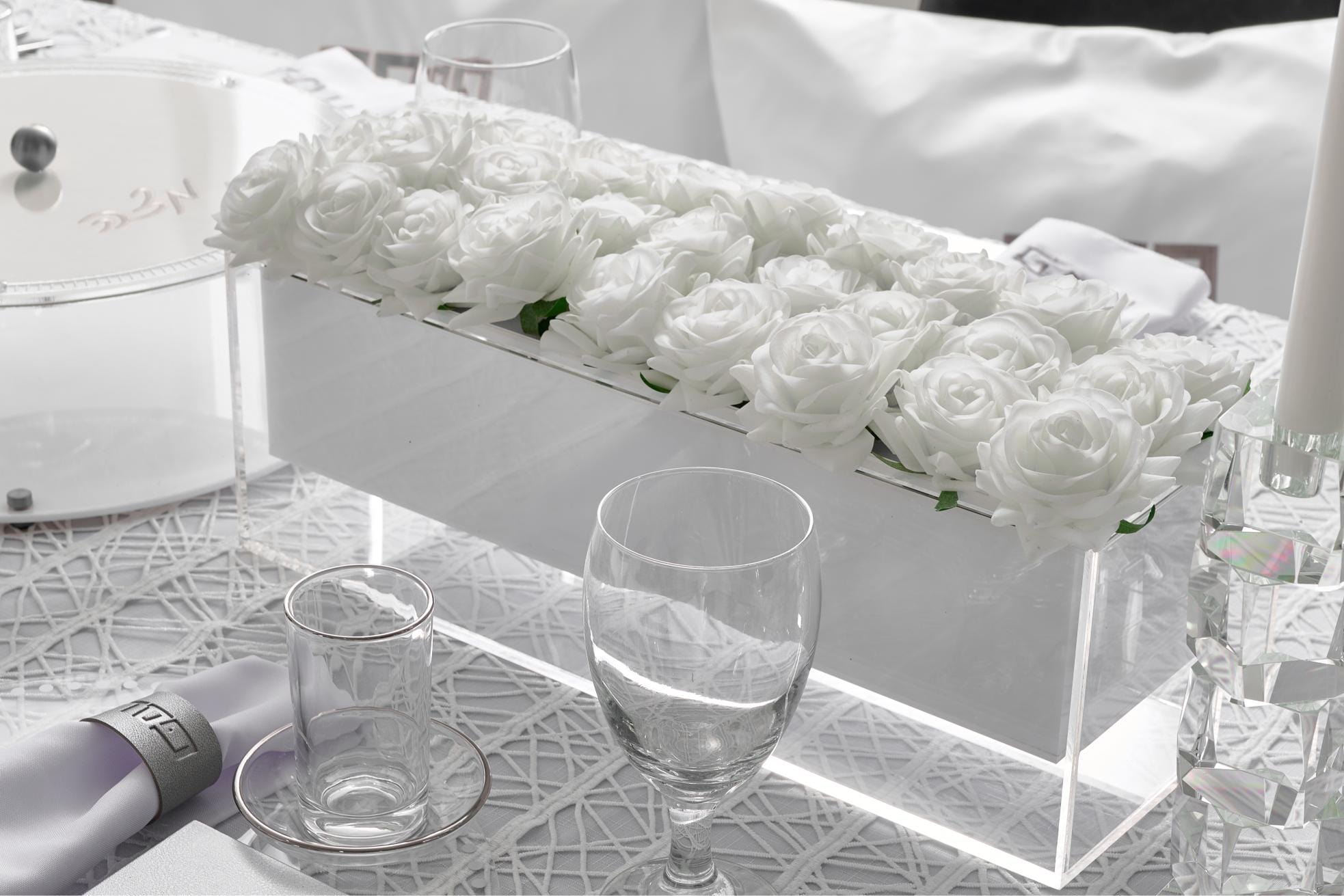 Silver Pesach 2024 Tablescape - Waterdale Collection