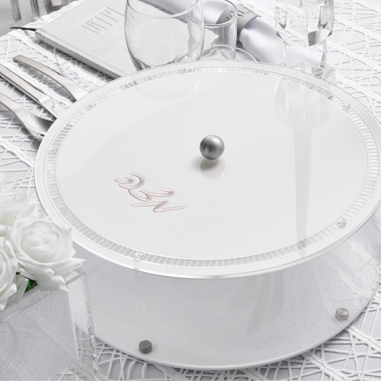 Silver Pesach 2024 Tablescape - Waterdale Collection