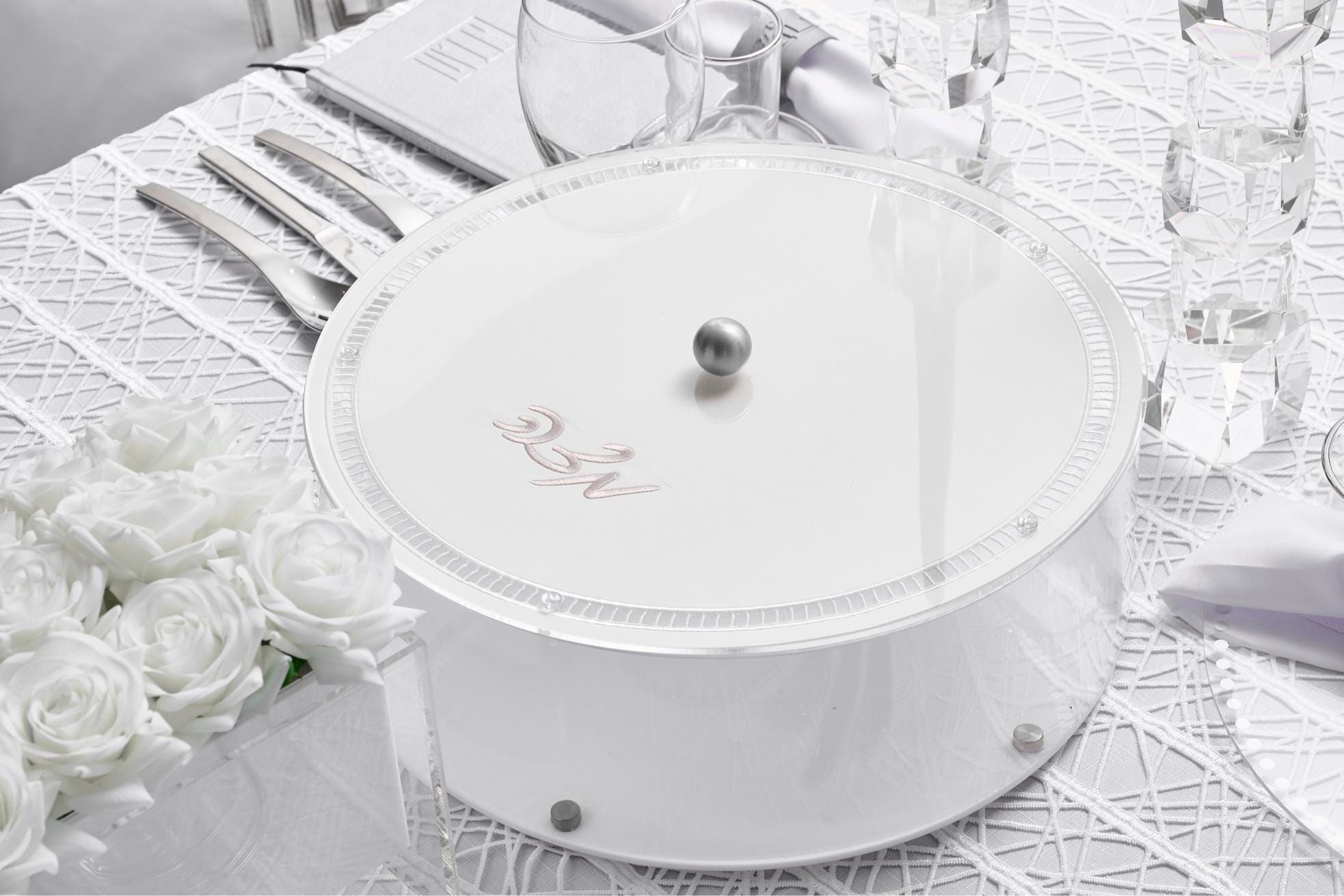 Silver Pesach 2024 Tablescape - Waterdale Collection