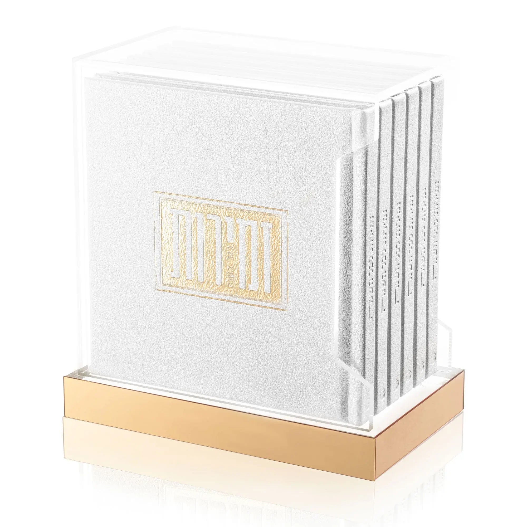 Square Shabbos & Yom Tov Zemiros Bencher Set - Waterdale Collection