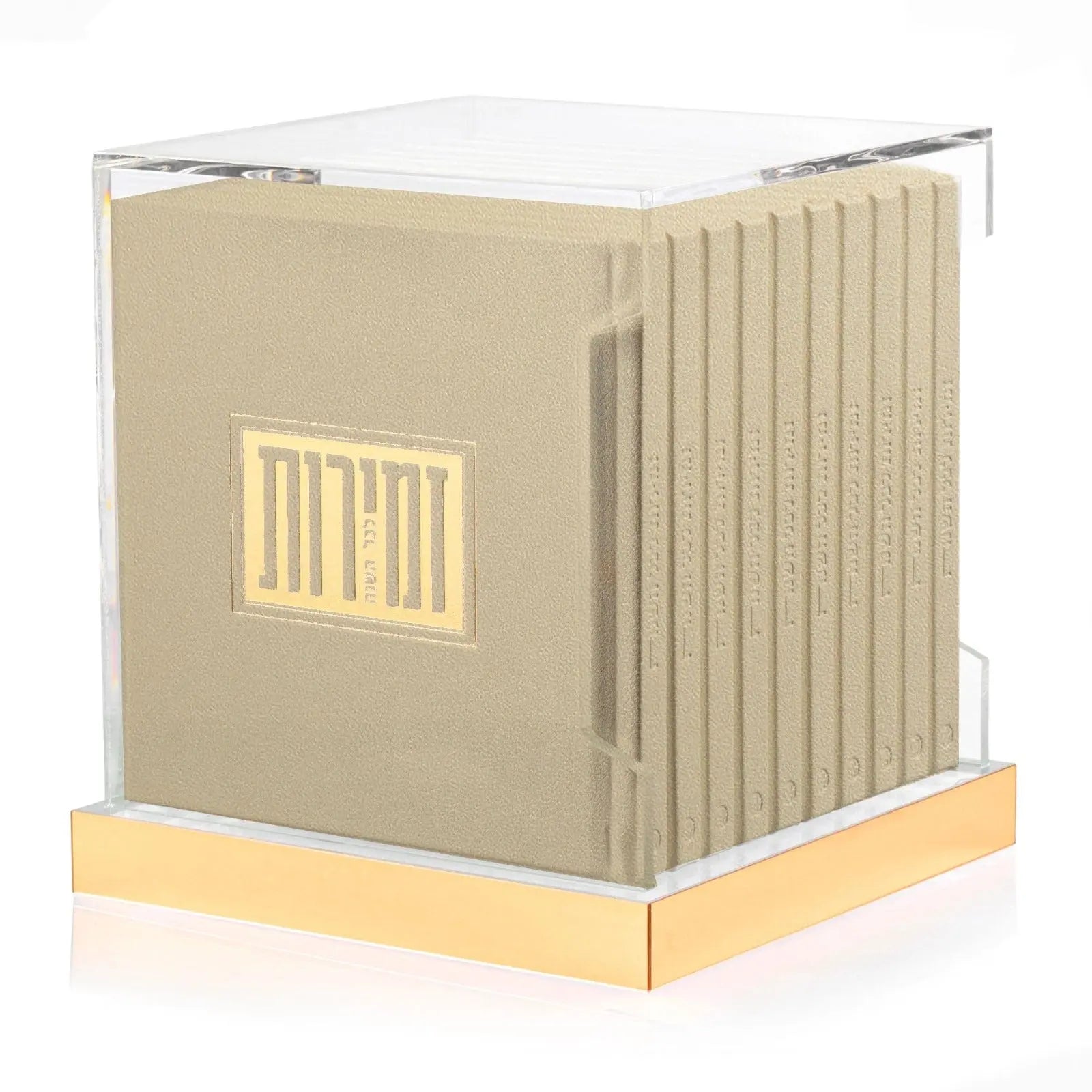 Square Zemiros Bencher Set for Shabbos & Yom Tov (Set of 10) - Waterdale Collection