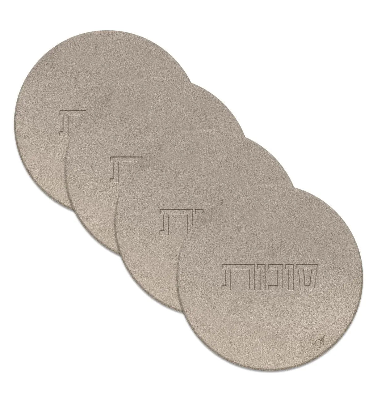 Sukkos Leather Cup Covers / Coasters Waterdale Collection Cup Cover
