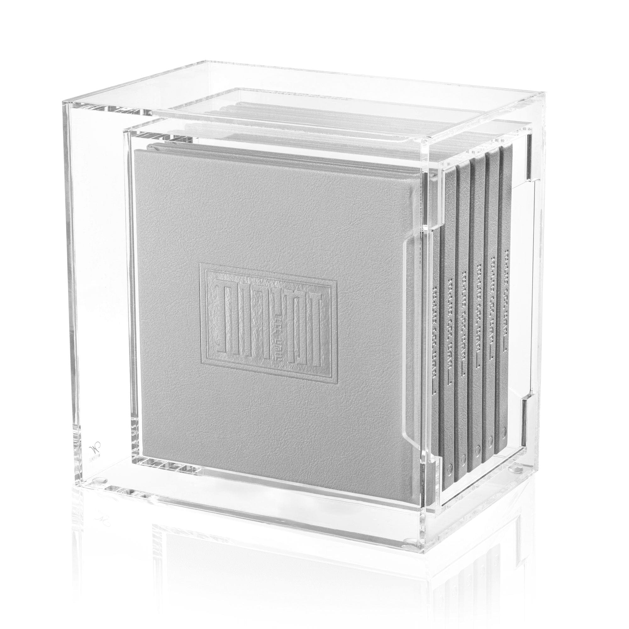 Suspended Shabbos & Yom Tov Zemiros Bencher Set - Silver