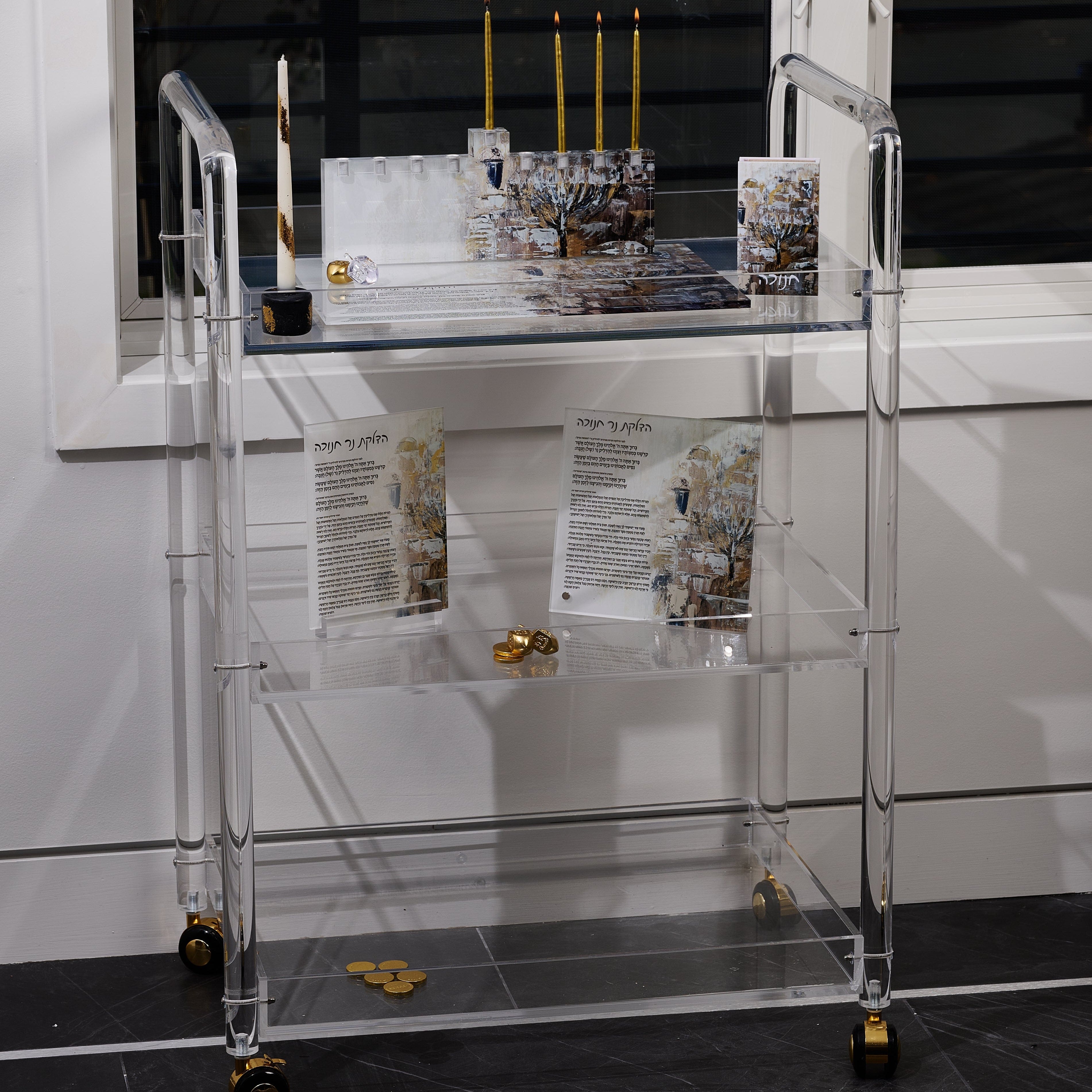 Tall Bar Cart - Waterdale Collection