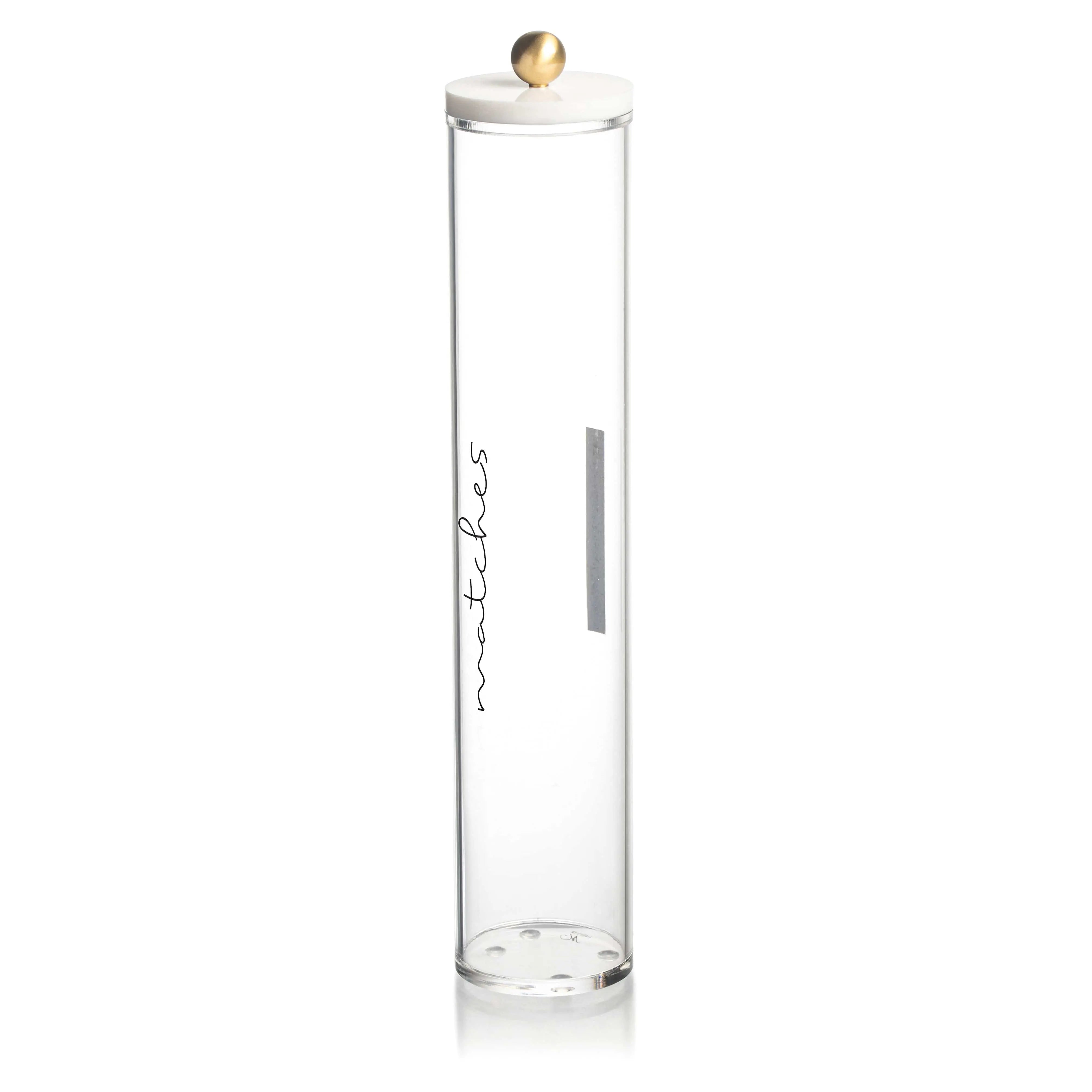 Tall Cylinder Match Holder - Waterdale Collection